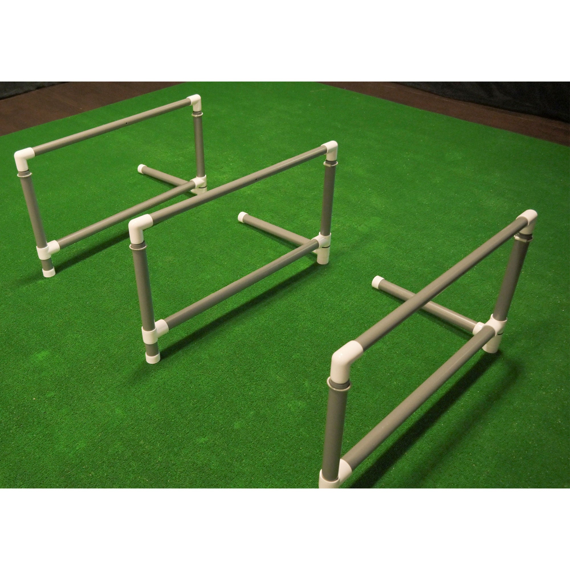 Prism Fitness 21-36 Inches Smart Adjustable-Height Workout Hurdles, Set of 3 - Smart-nests