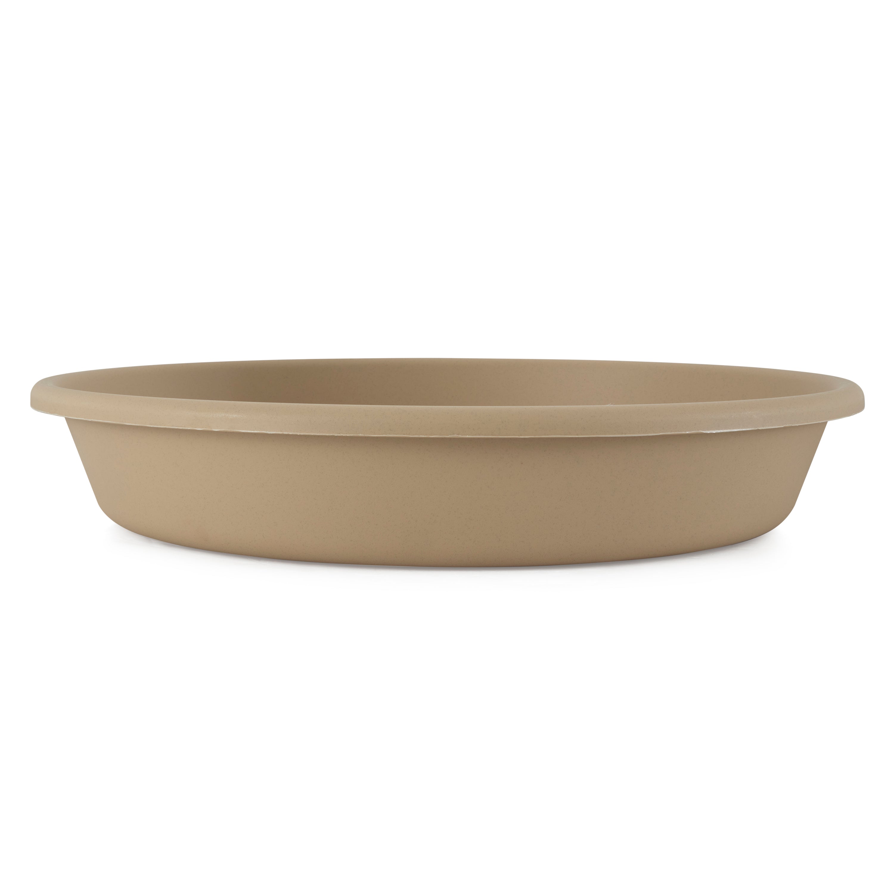 The HC Companies 21 Inch Planter Saucer for Classic Pot Containers, Sandstone - Smart-nests