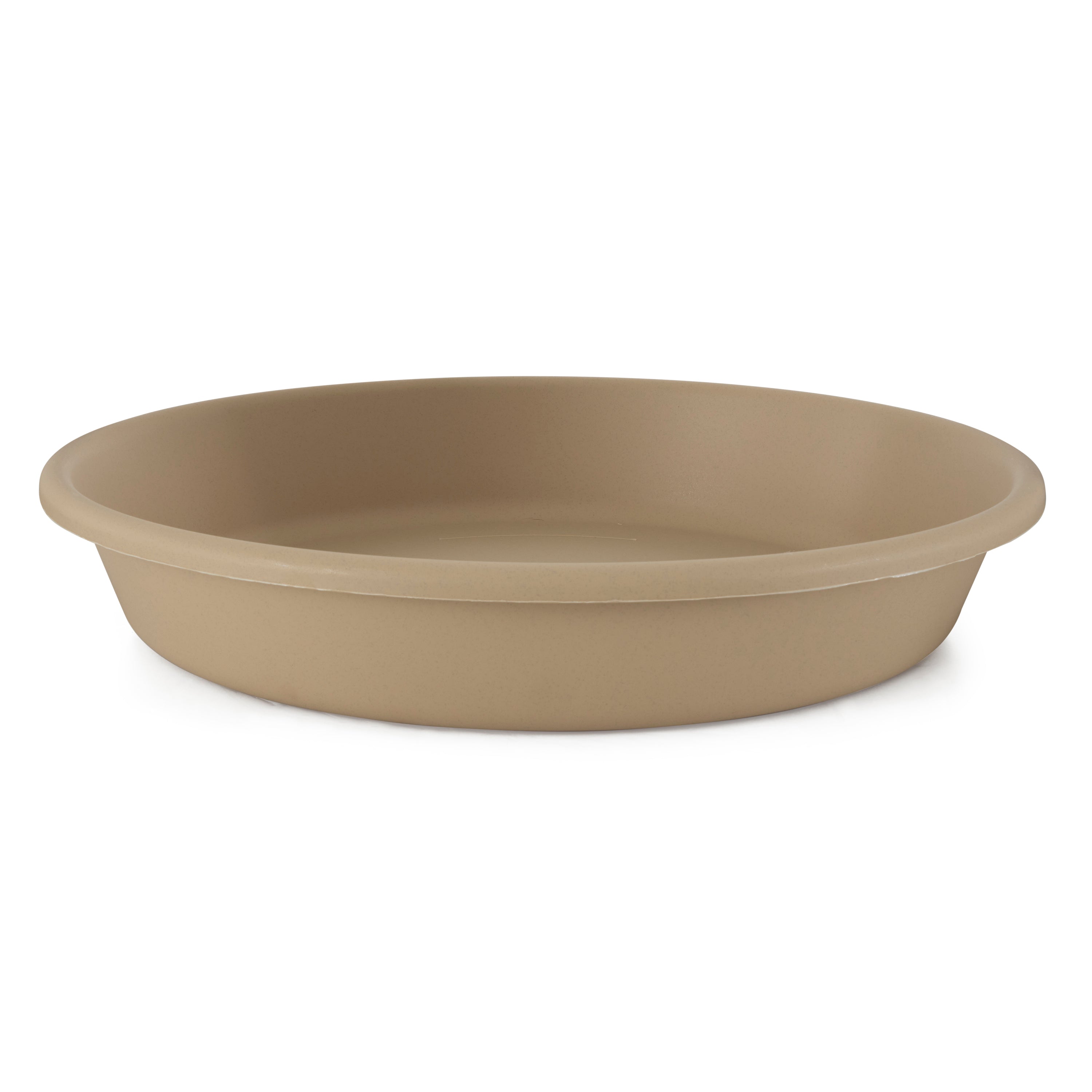 The HC Companies 21 Inch Planter Saucer for Classic Pot Containers, Sandstone - Smart-nests