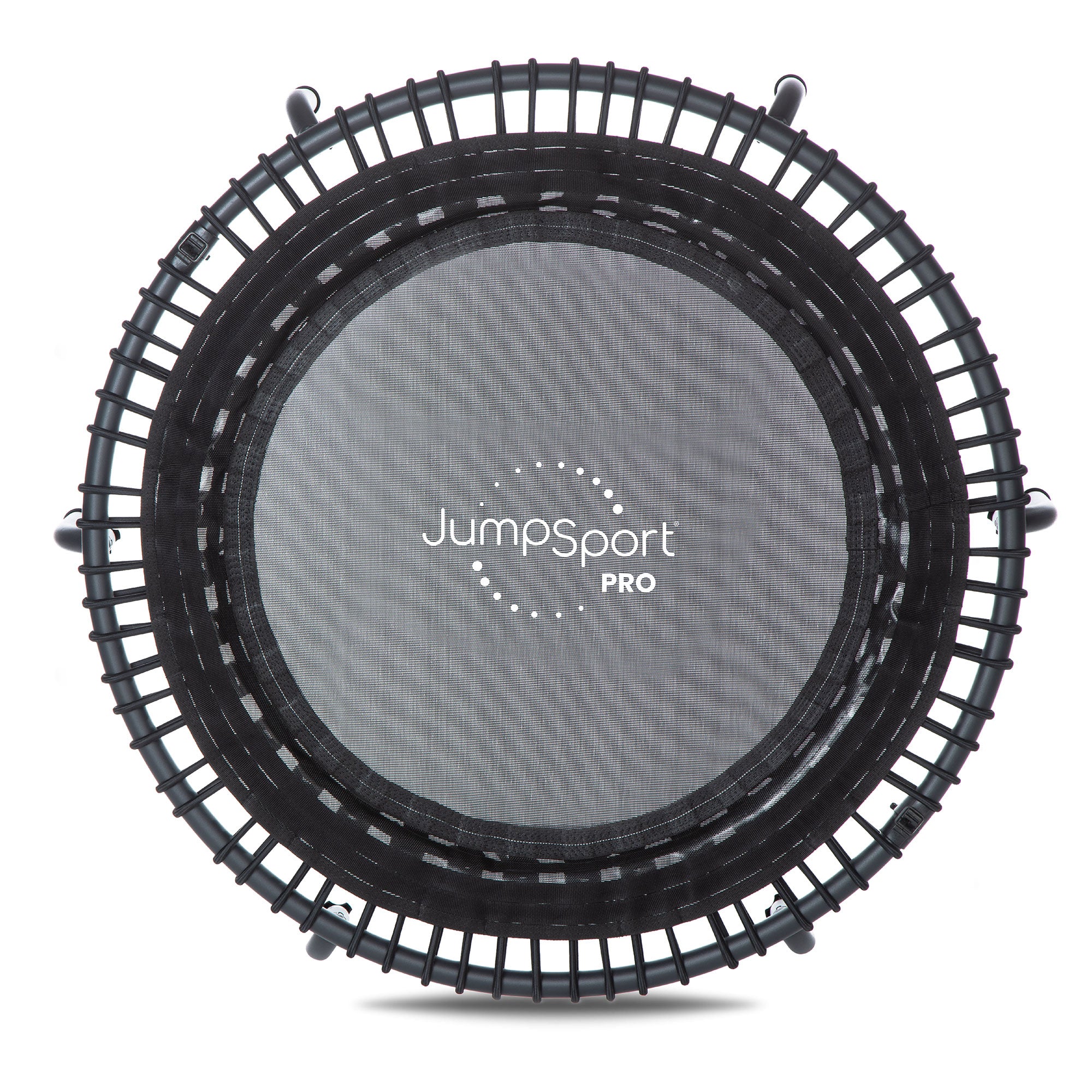 JumpSport 550f PRO Indoor Lightweight 44 Inch Folding Fitness Trampoline, Black - Smart-nests