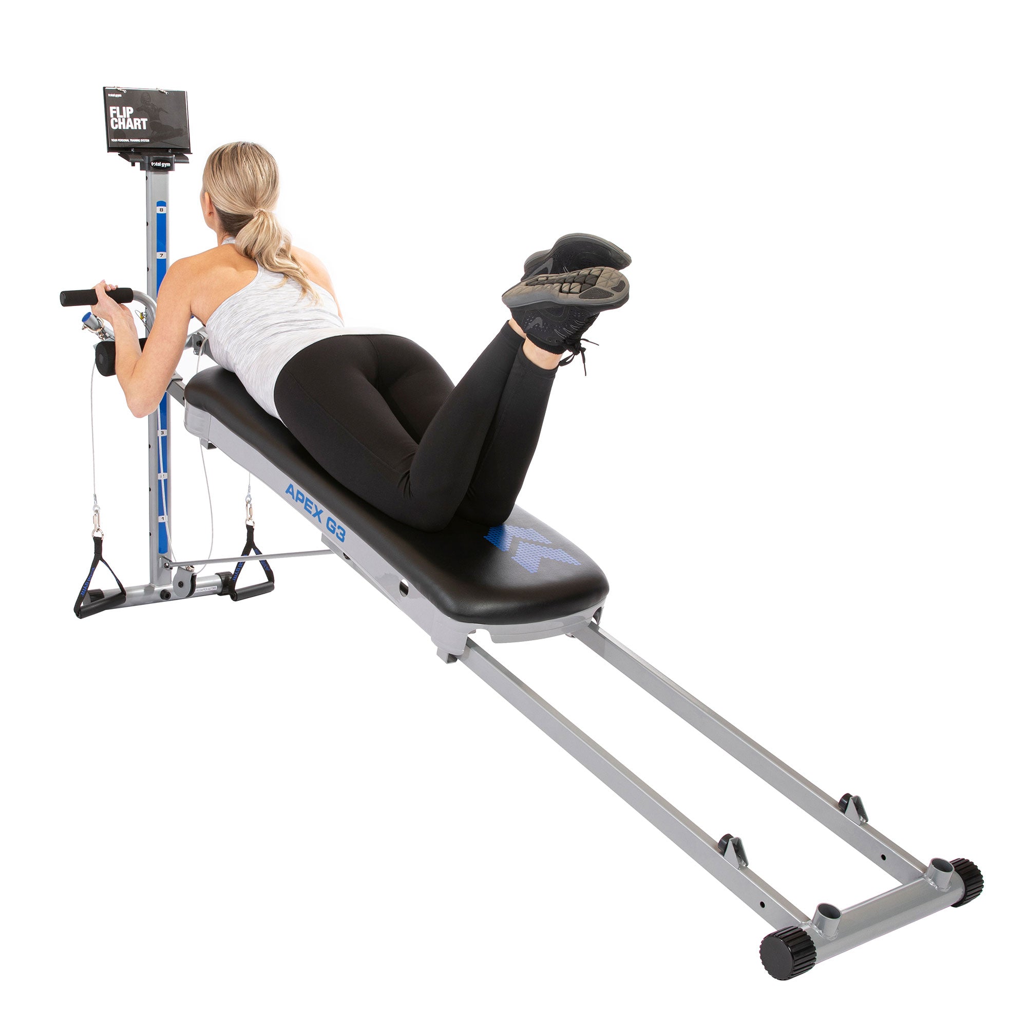 Total Gym APEX G3 Home Fitness Incline Weight Trainer with 8 Resistance Levels - Smart-nests
