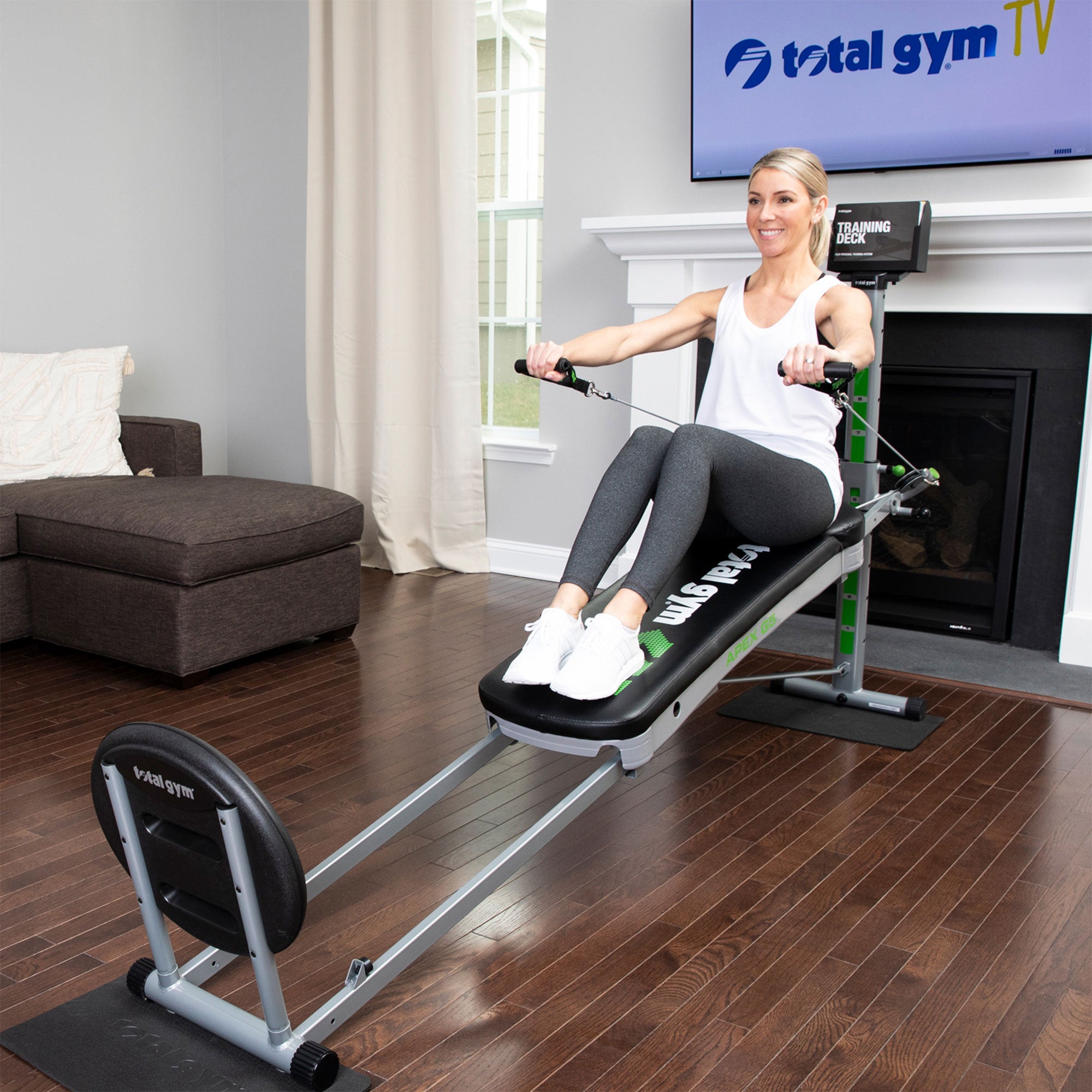Total Gym APEX G5 Home Fitness Incline Weight Trainer with 10 Resistance Levels - Smart-nests