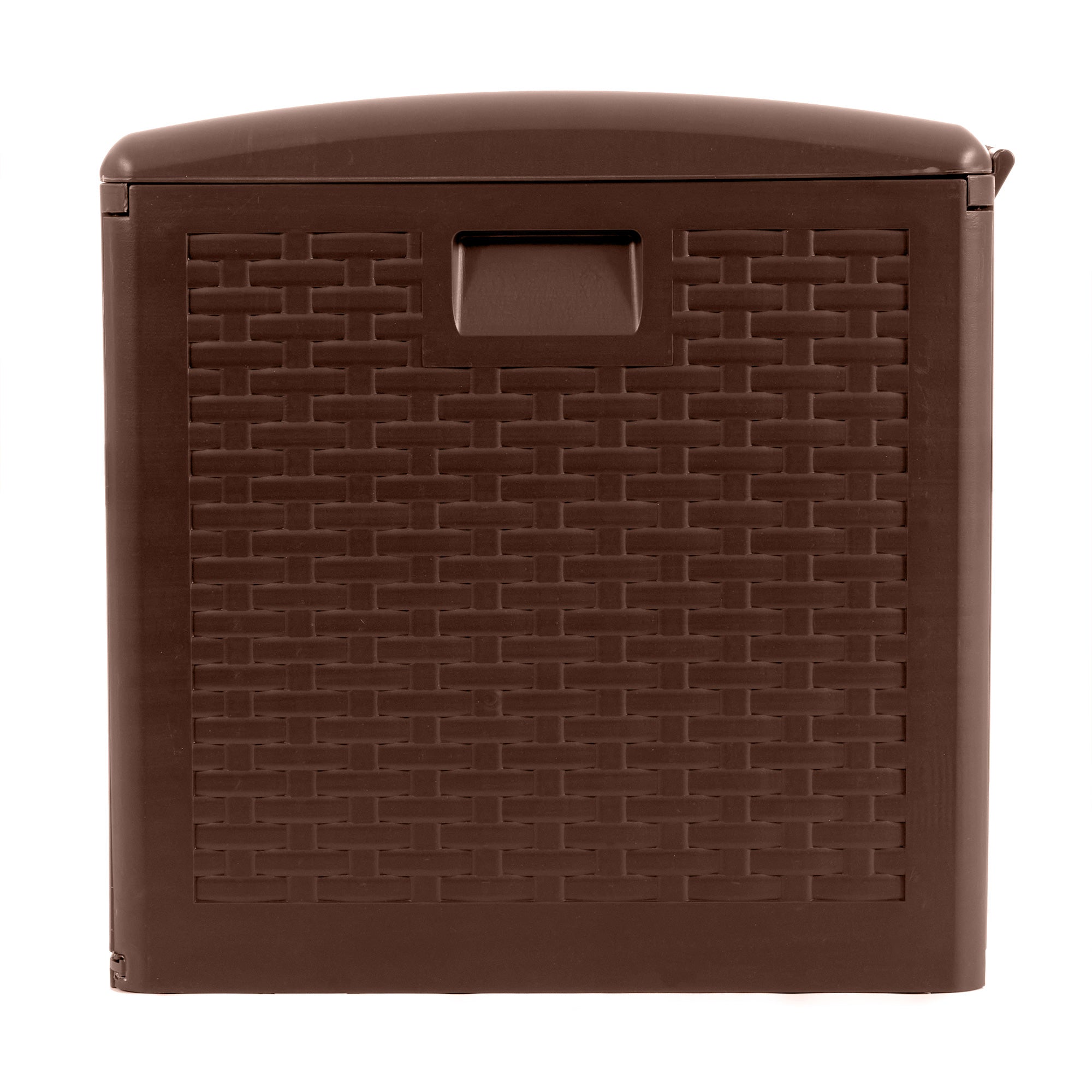 Plastic Development Group 73 Gallon Resin Outdoor Patio Storage Deck Box, Brown - Smart-nests