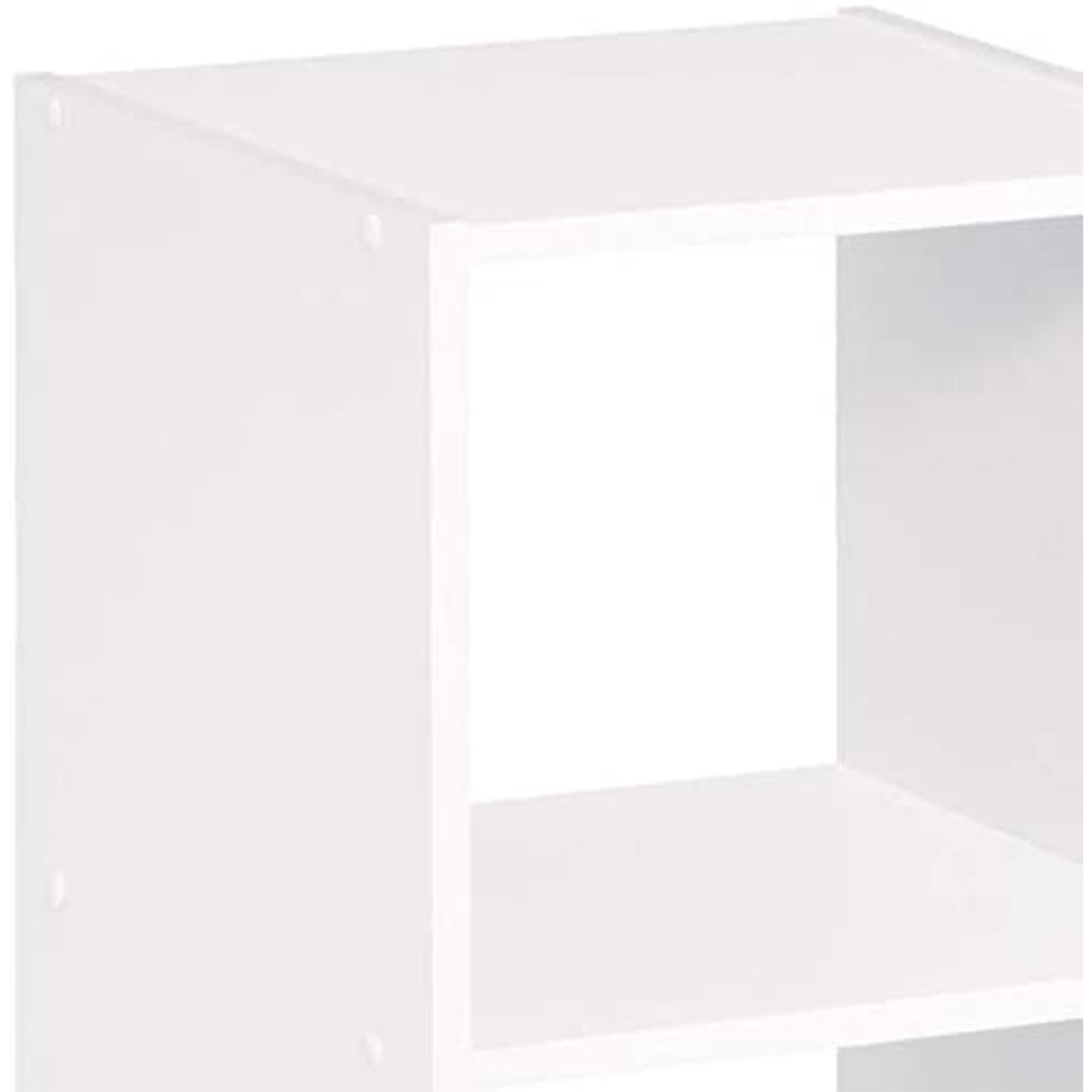 ClosetMaid 4583 Decorative Bookcase Open Back 8-Cube Storage Organizer, White - Smart-nests