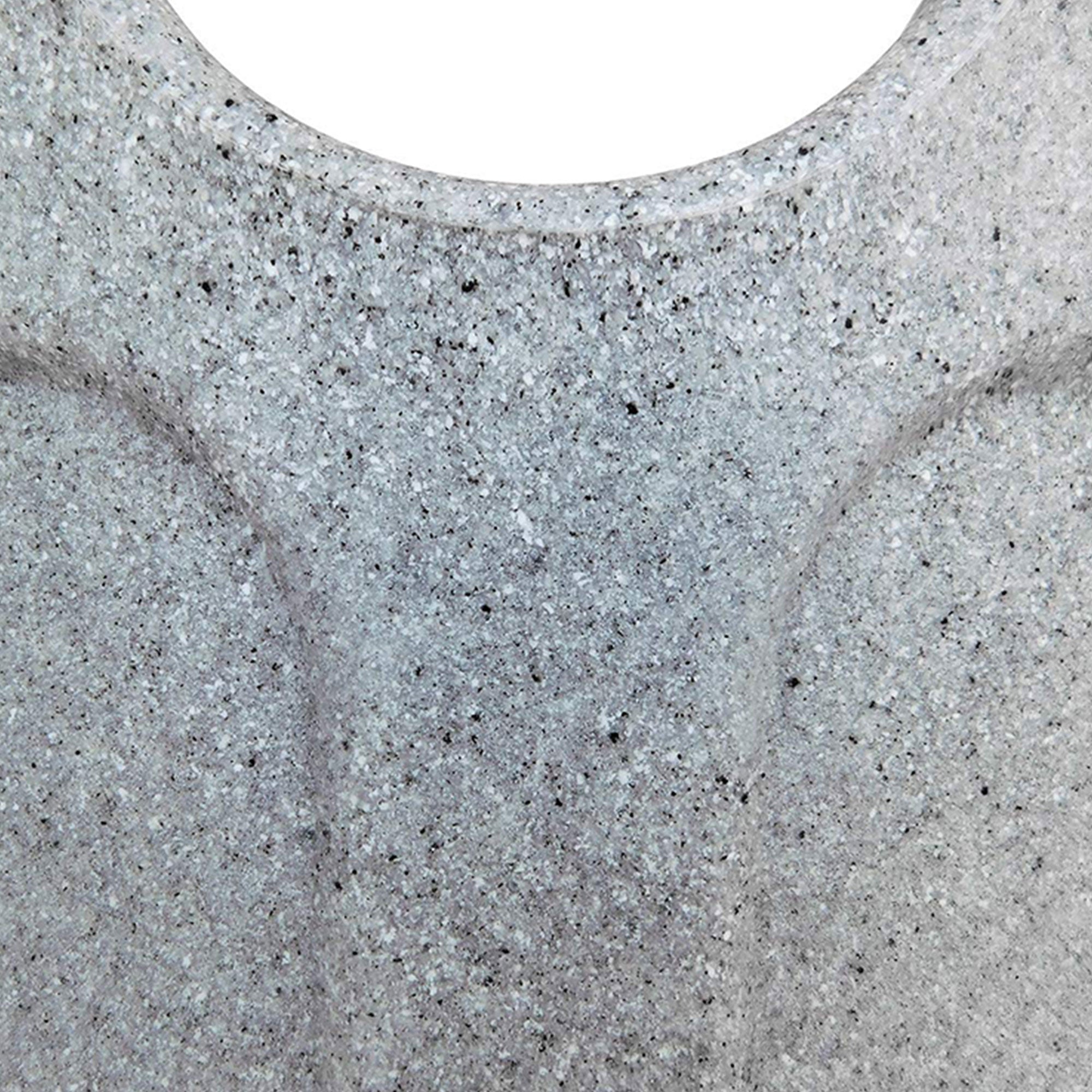 FCMP Outdoor Catalina 45 Gallon Water Outdoor Rain Catcher Barrel, Light Granite - Smart-nests