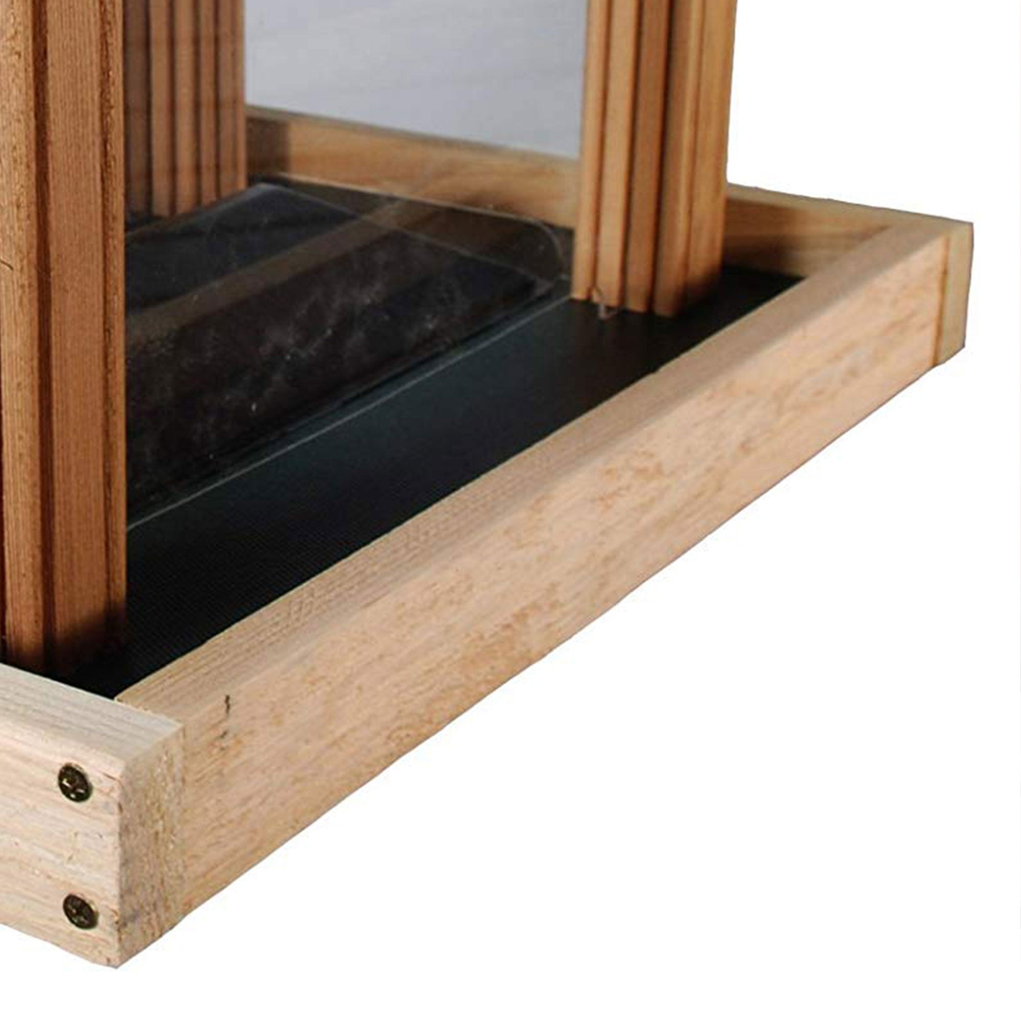 Woodlink PRO4 Premier Large Capacity Ranch Style Red Cedar Wood Bird Feeder - Smart-nests