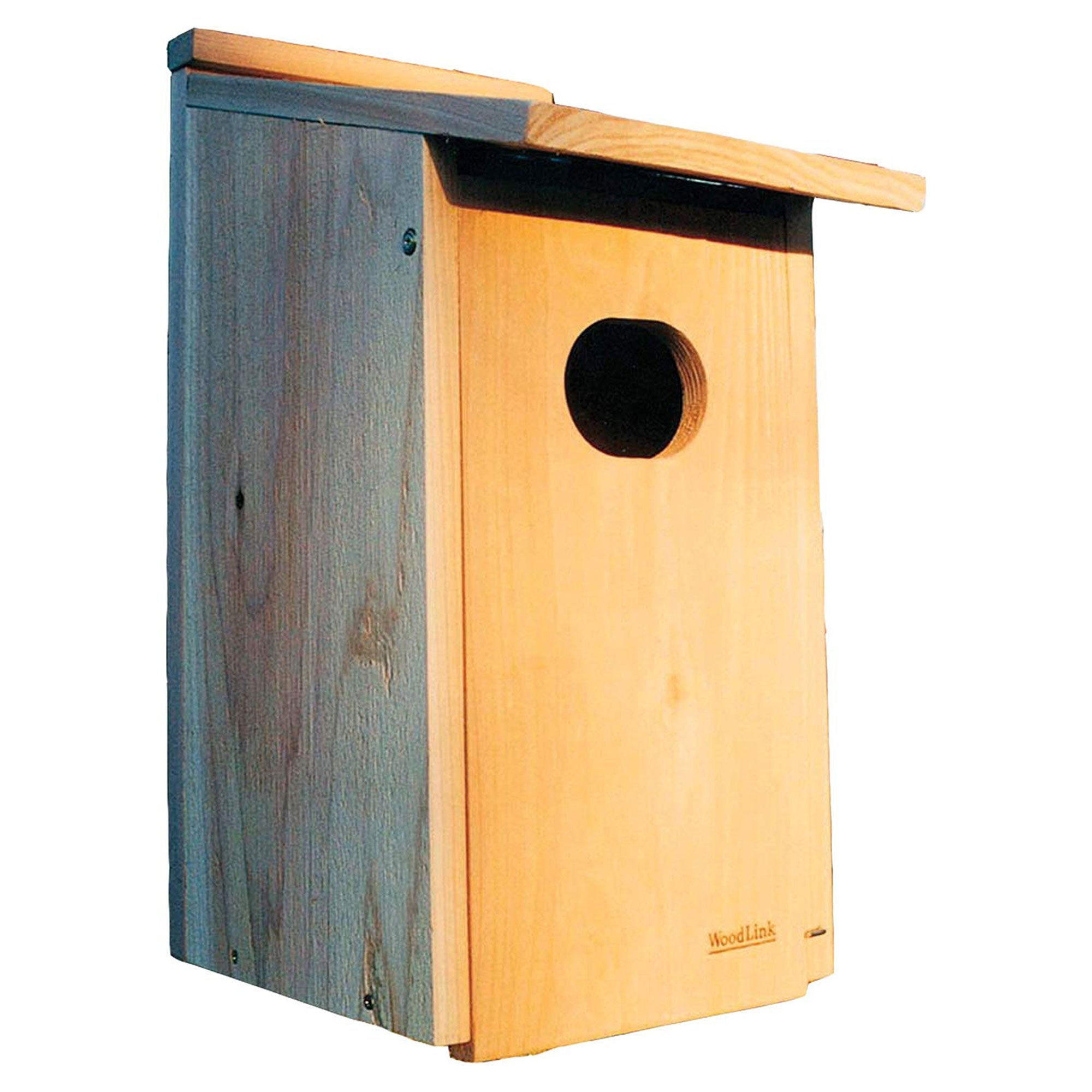 Woodlink WD1 Wood Duck Nesting House Box with 4 x 3 Inch Oval Entrance Hole - Smart-nests