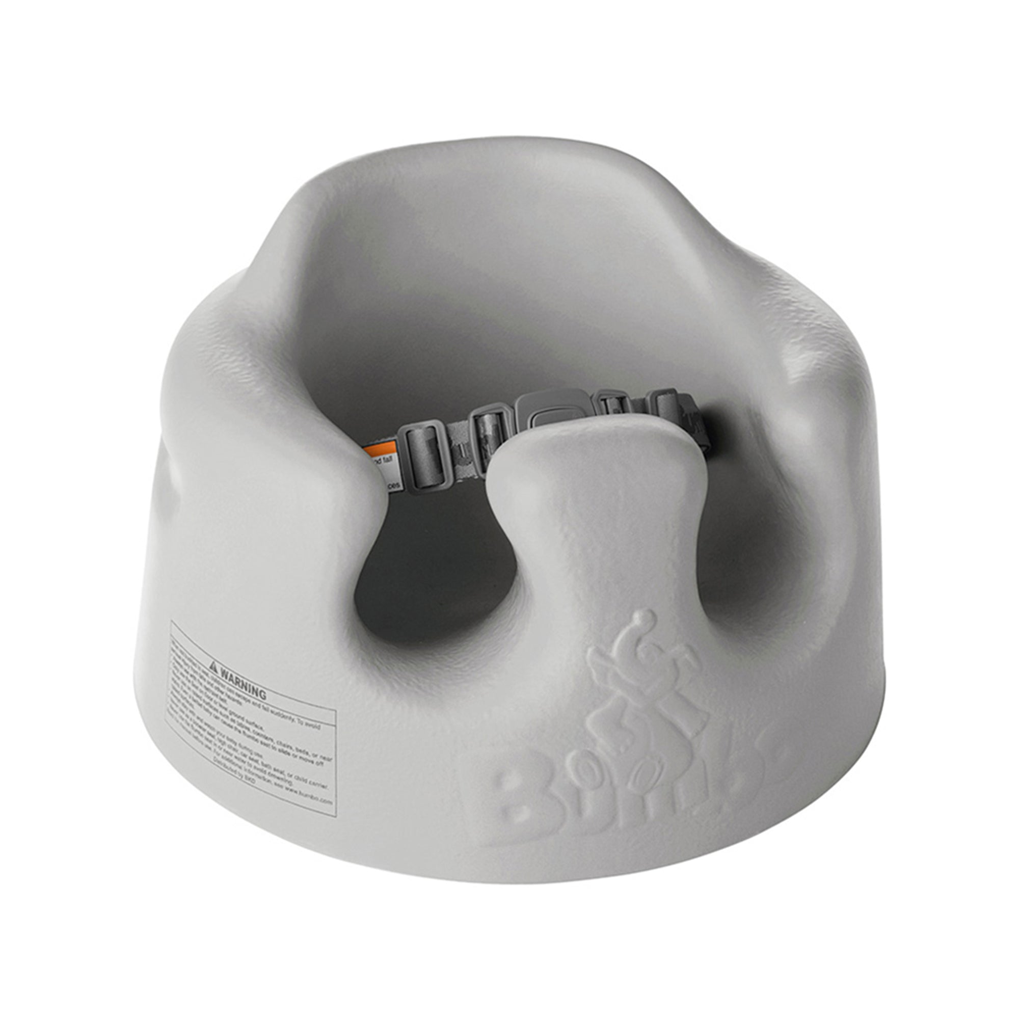 Bumbo Infant Floor Seat Baby Sit Up Chair with Adjustable Harness, Cool Gray - Smart-nests
