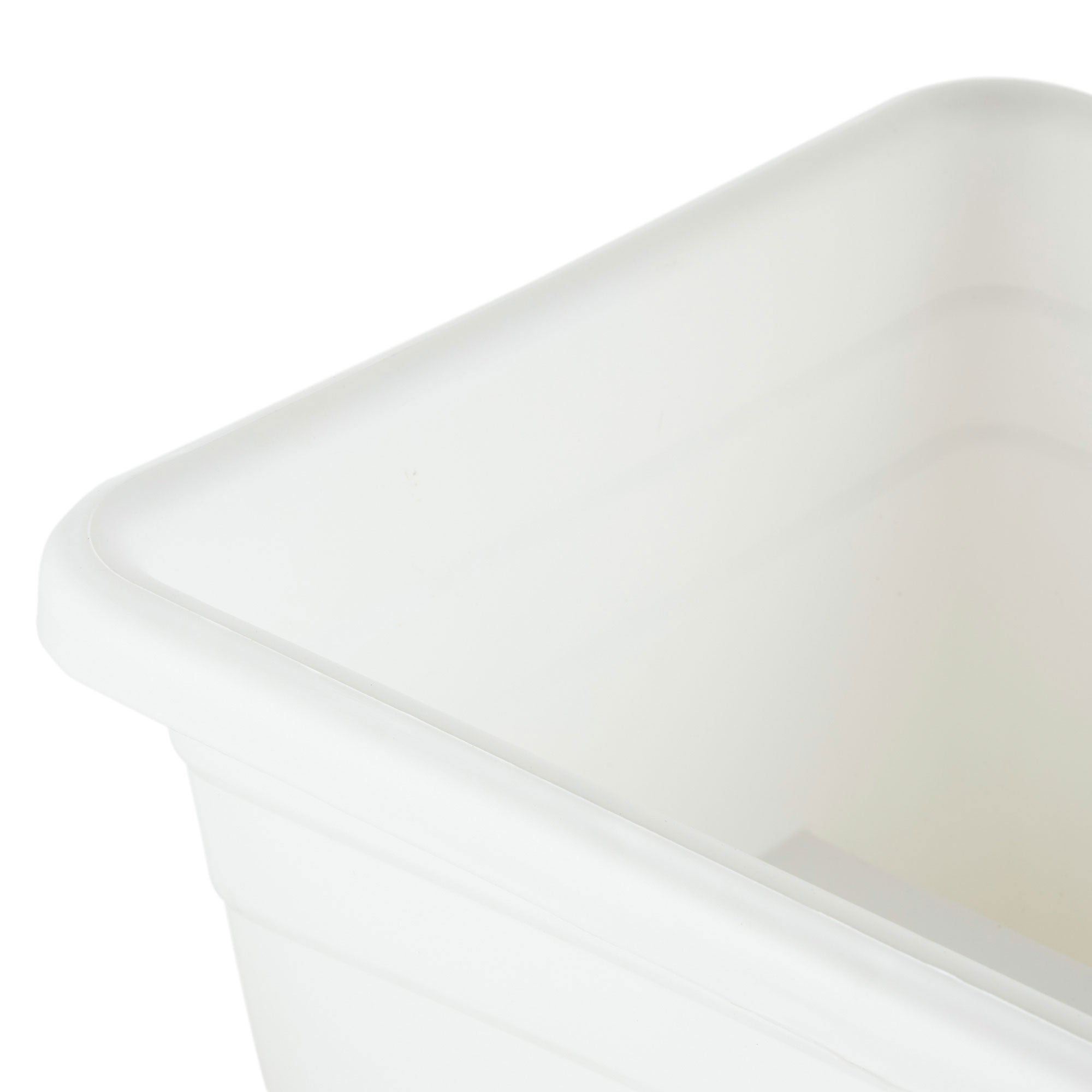 HC Companies 24 Inch Deck Rail Box Planter with Drainage Holes, White (4 Pack) - Smart-nests