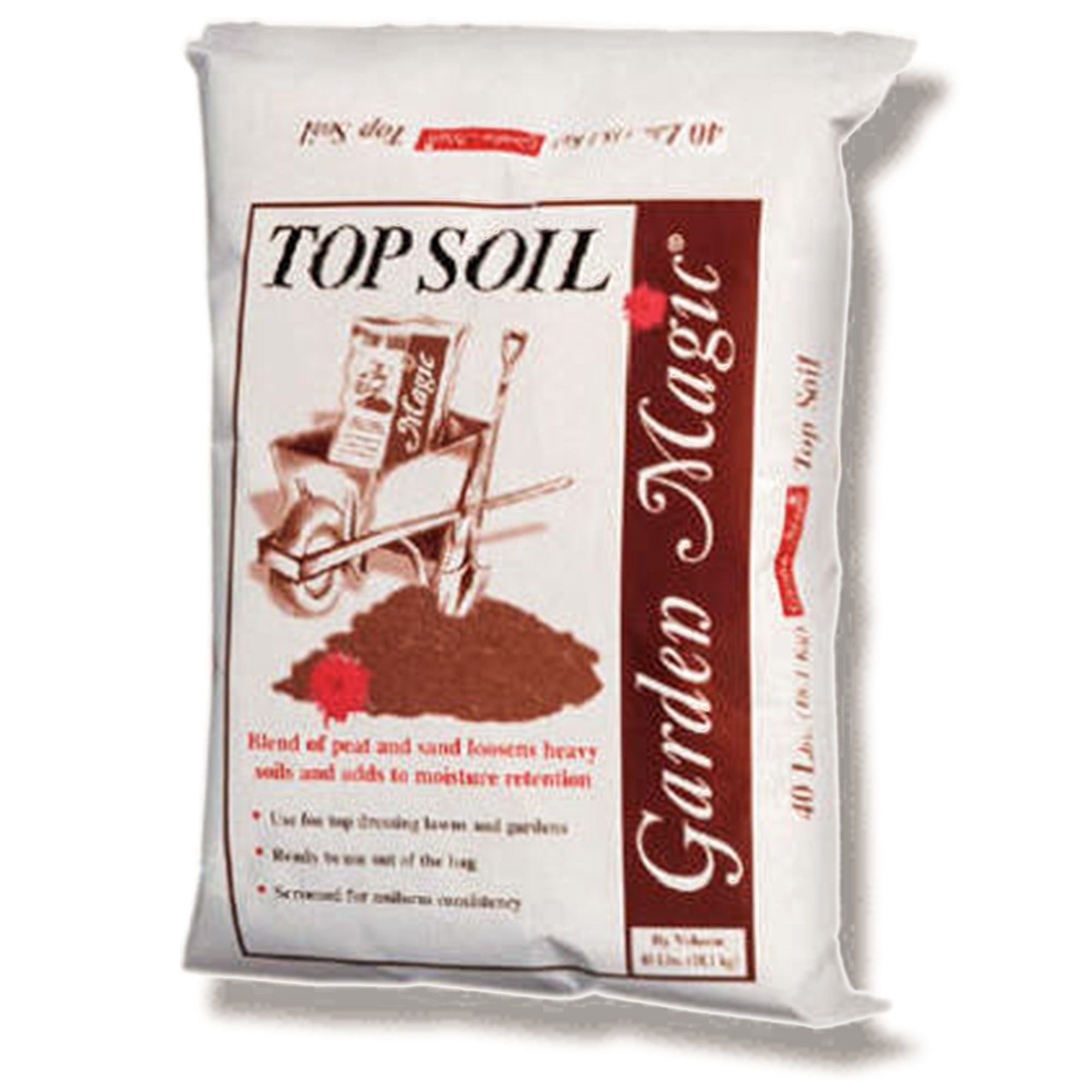 Michigan Peat Garden Magic Organic Planting Potting Top Soil Blend, 40 Pound Bag - Smart-nests