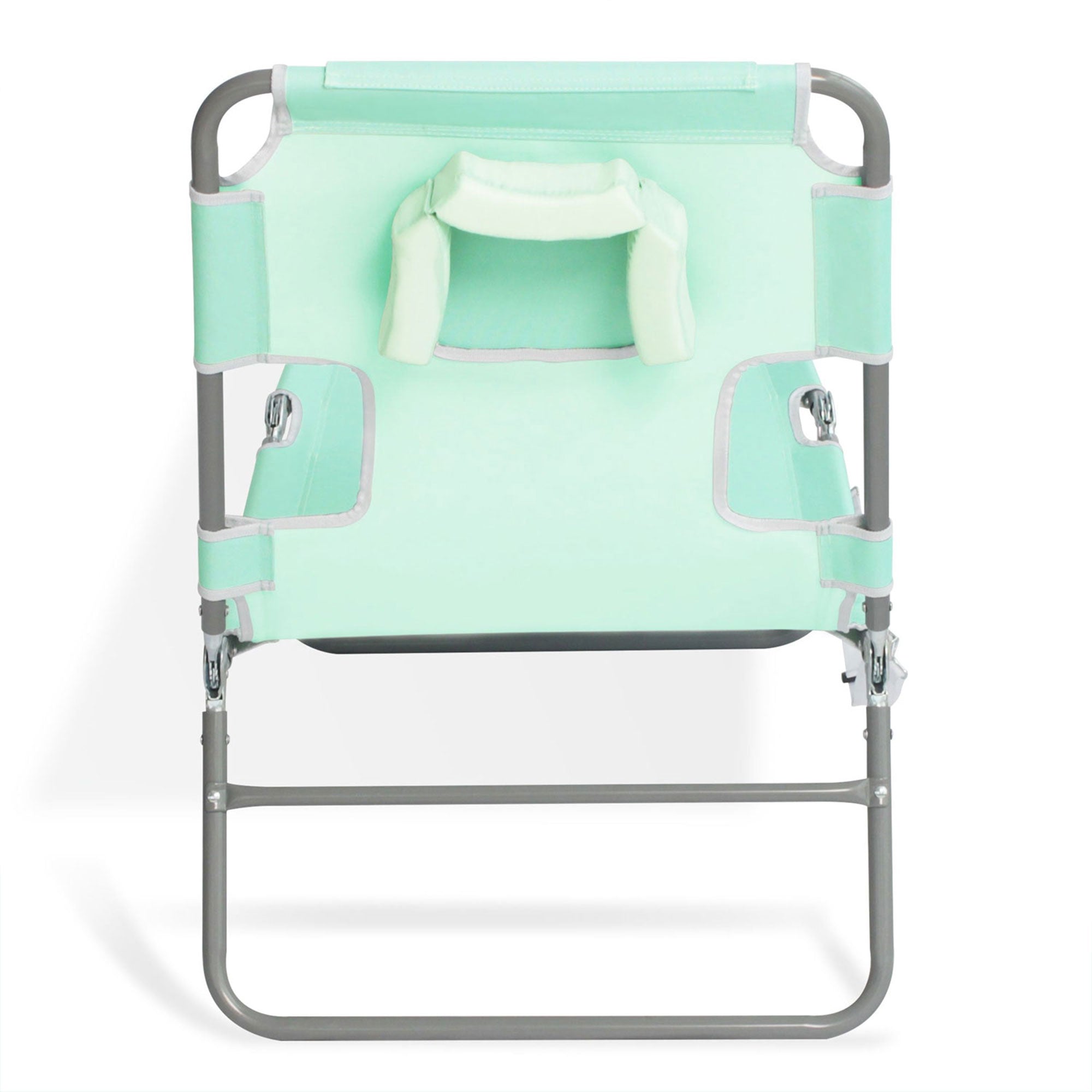 Ostrich Chaise Lounge, Portable Facedown Beach Camping Pool Tanning Chair, Teal - Smart-nests