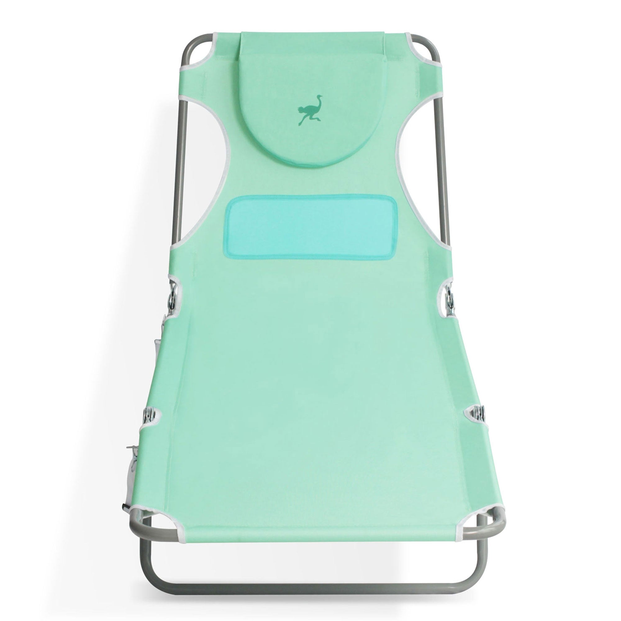 Ostrich Ladies Comfort Lounger, Portable Beach Camping Pool Tanning Chair, Teal - Smart-nests