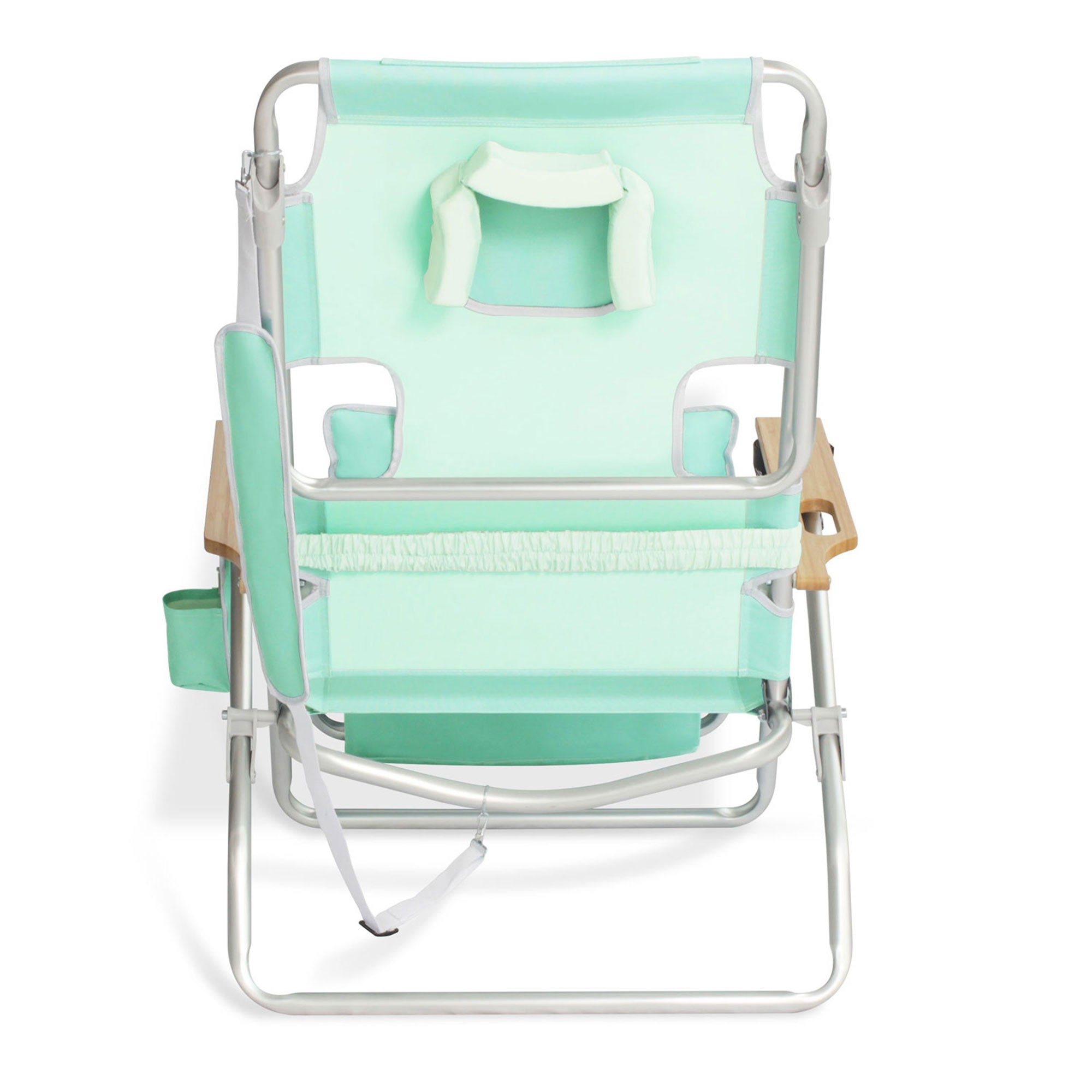 Ostrich Deluxe 3N1 Lightweight Outdoor Lawn Beach Lounge Chair w/Footrest, Teal - Smart-nests