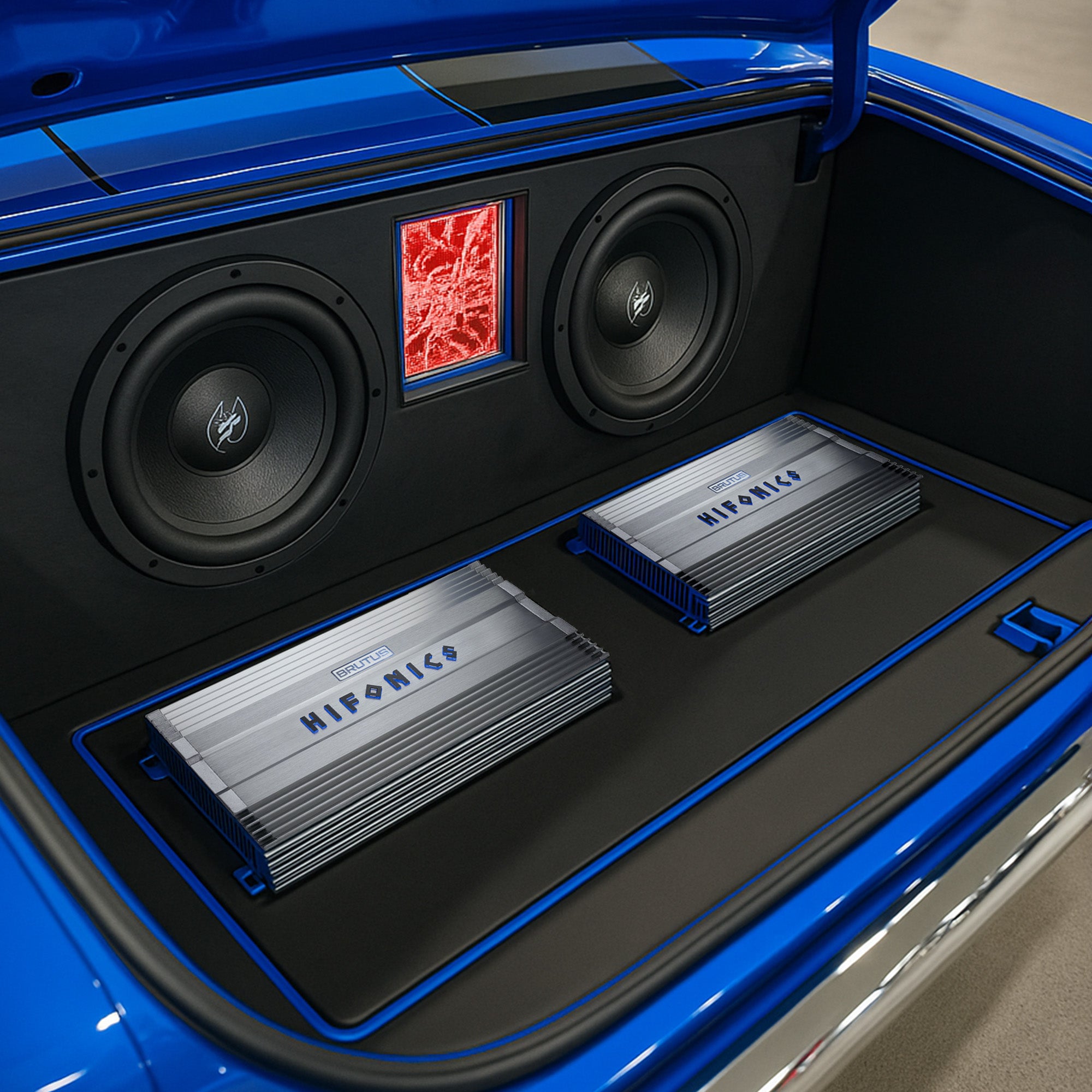Hifonics BG-1900.1D Brutus Gamma Mono D 1900W Car Audio Subwoofer Amp, Bass Knob - Smart-nests