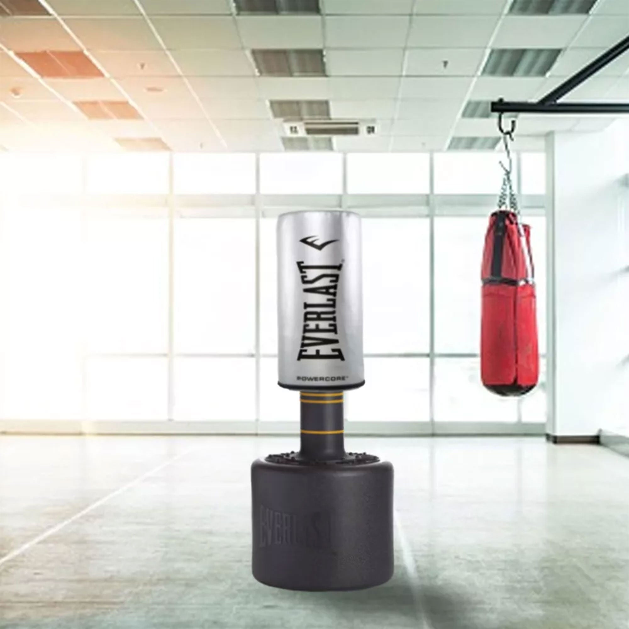 Everlast Powercore Freestanding Indoor Rounded Heavy Duty Fitness Training Bag - Smart-nests