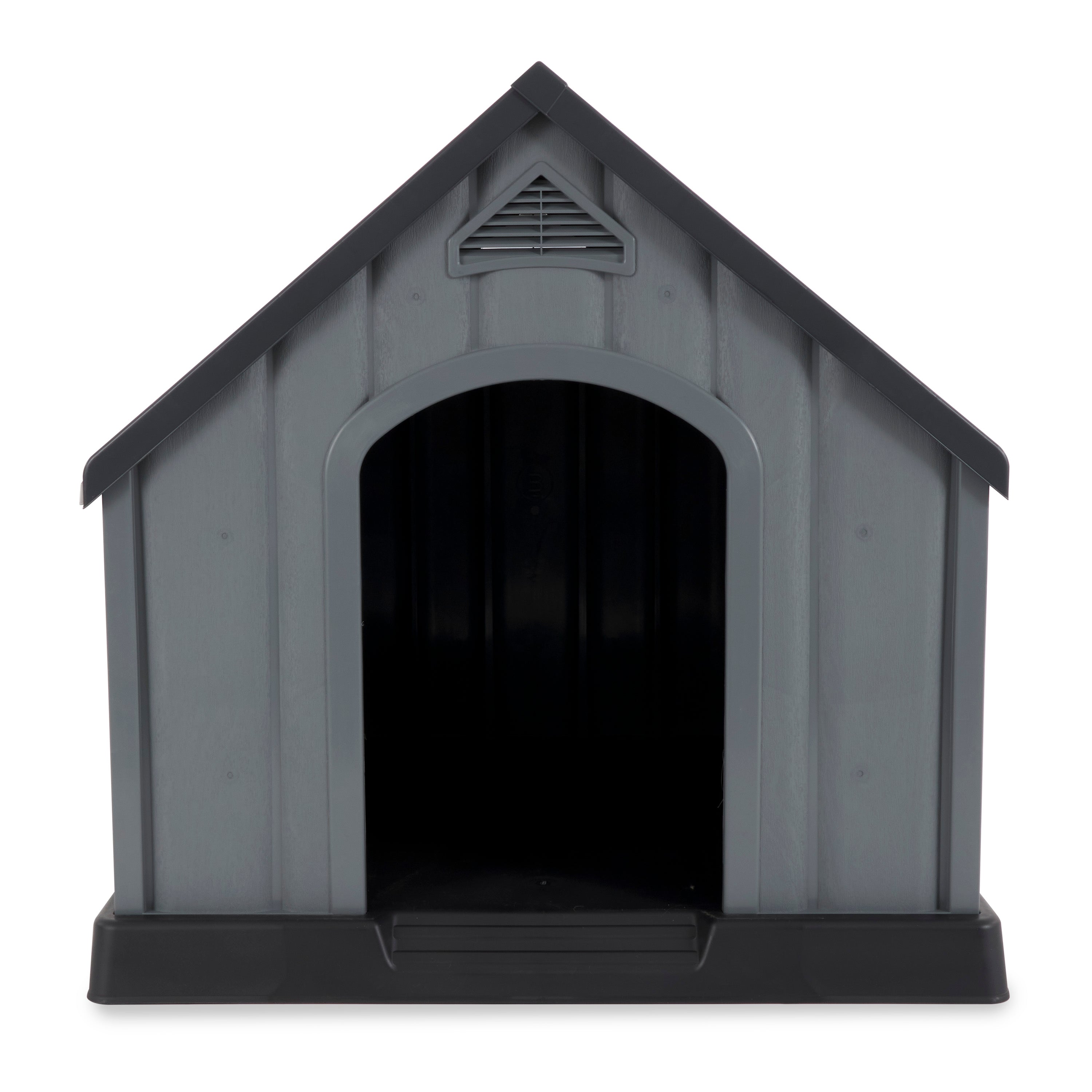 Ram Quality Products Outdoor Pet House Large Waterproof Dog Kennel Shelter, Gray - Smart-nests