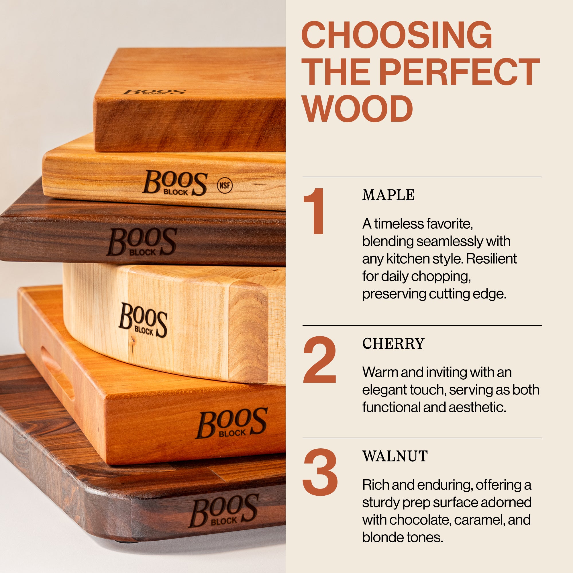 John Boos Large Maple Wood Edge Grain Reversible Cutting Board, 24" x 18" x 1.5" - Smart-nests