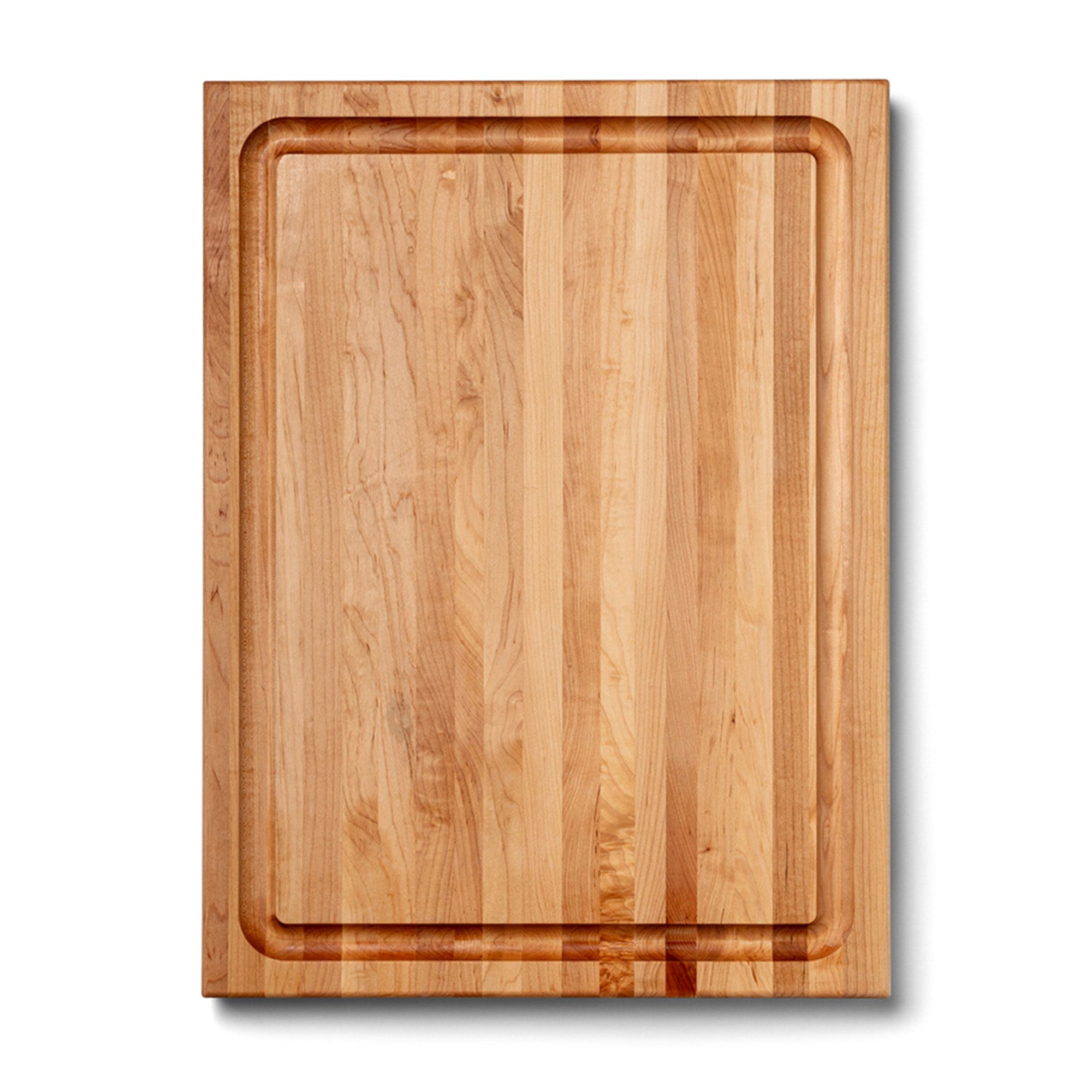 John Boos Large Maple Wood Edge Grain Reversible Cutting Board, 24" x 18" x 1.5" - Smart-nests