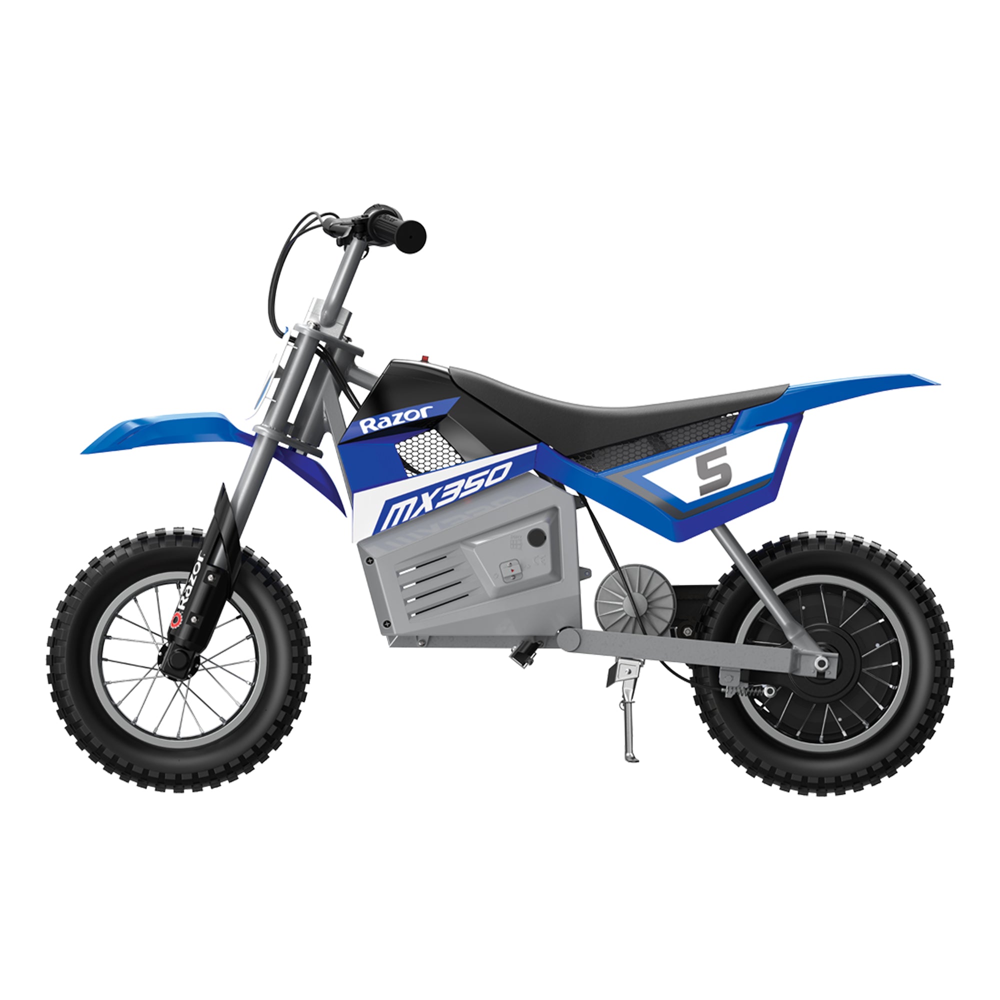Razor MX350 Dirt Rocket 24V Electric Toy Motocross Motorcycle Dirt Bike, Blue - Smart-nests