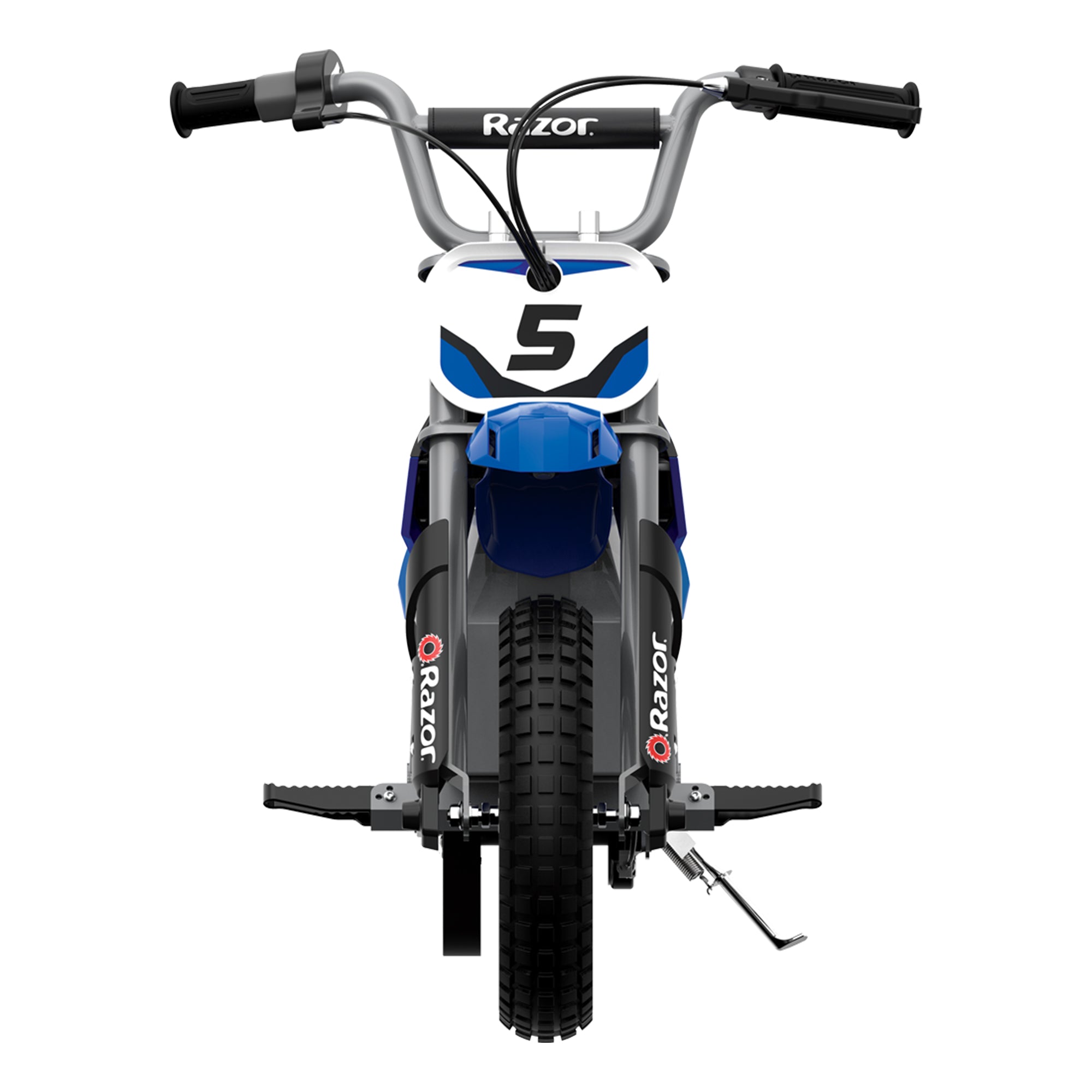 Razor MX350 Dirt Rocket 24V Electric Toy Motocross Motorcycle Dirt Bike, Blue - Smart-nests