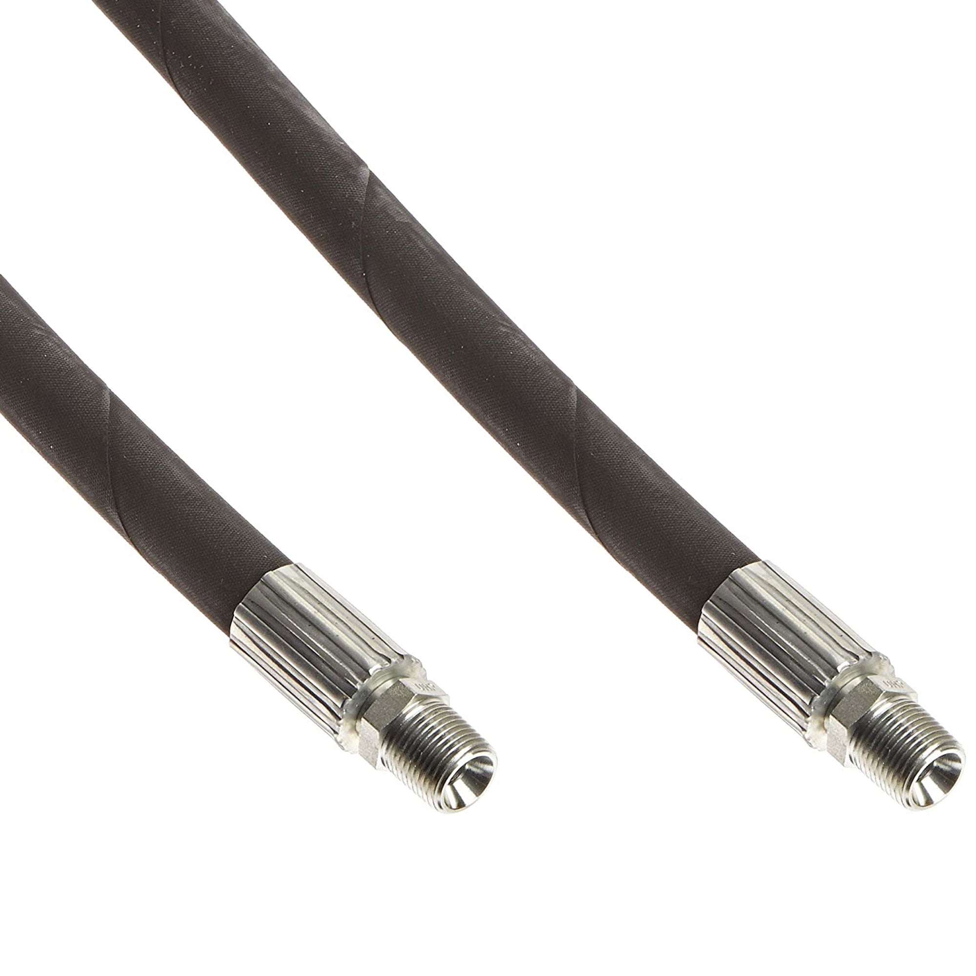 Apache 98398250-C 3/8 Inch x 96 Inch Hydraulic Hose, Male x Male Assembly, Black - Smart-nests