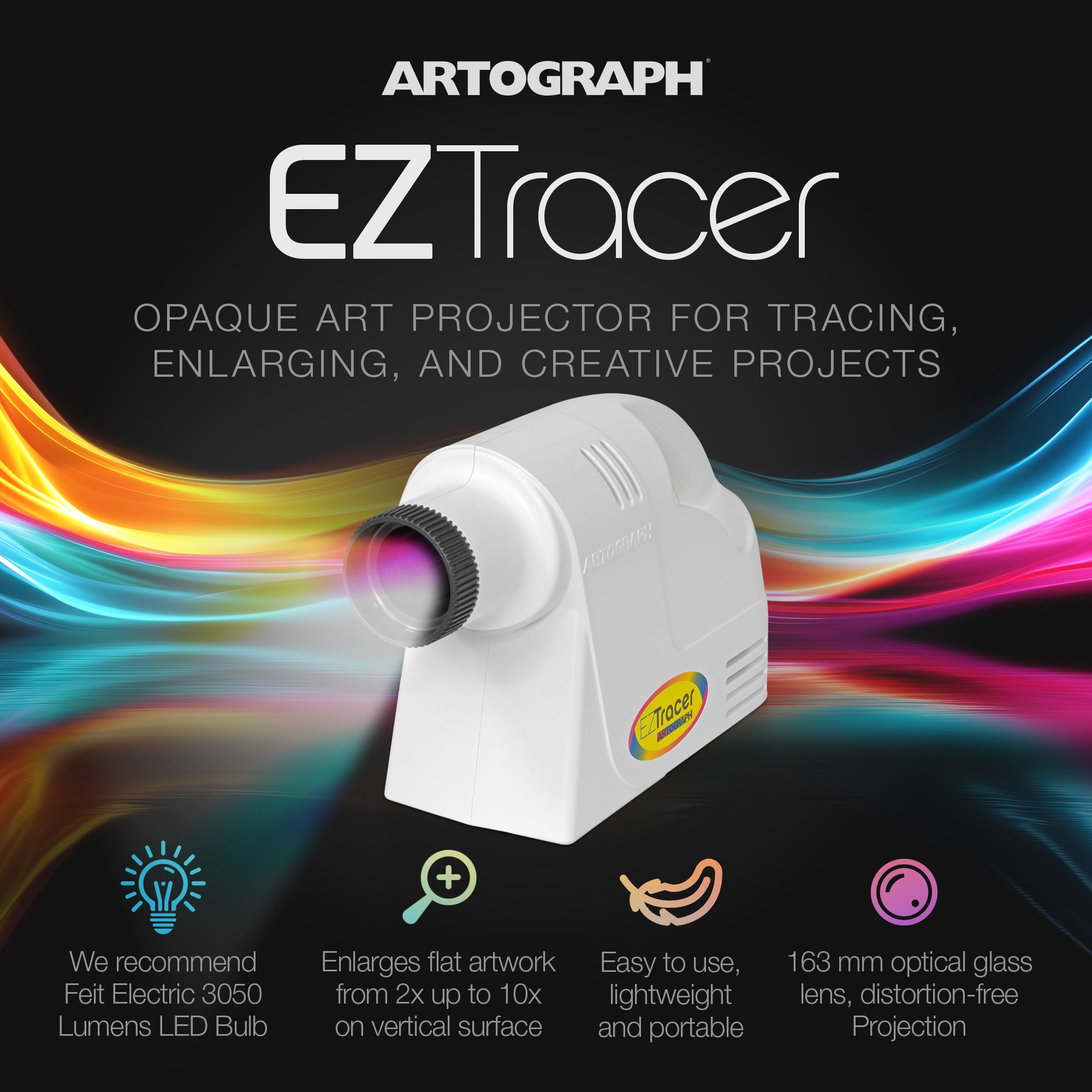 Artograph EZ Tracer Opaque Art Projector, Picture Enlarger for Tracing & Drawing - Smart-nests