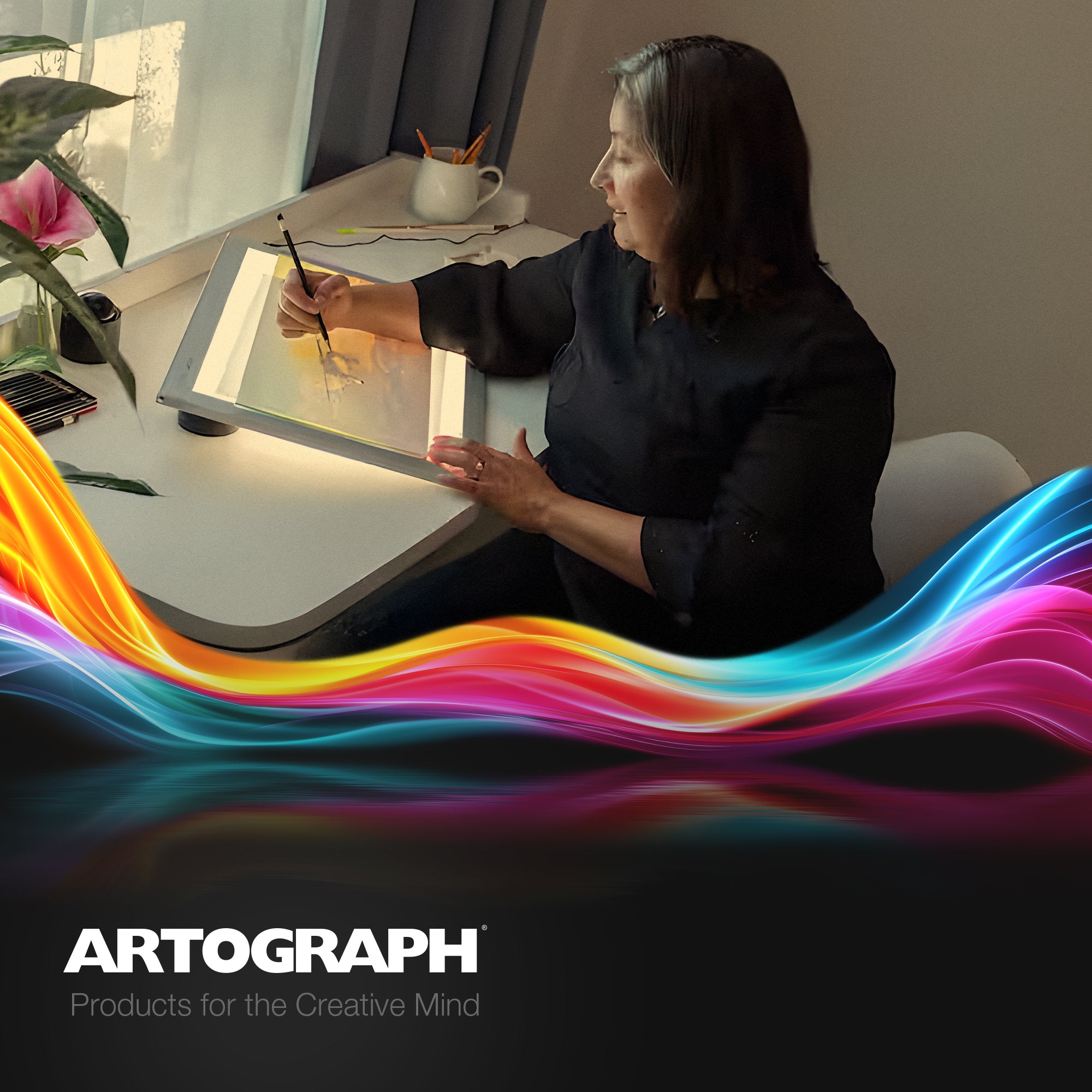 Artograph LightPad 940 LX 17" x 12" Dimmable LED Light Box for Drawing & Tracing - Smart-nests
