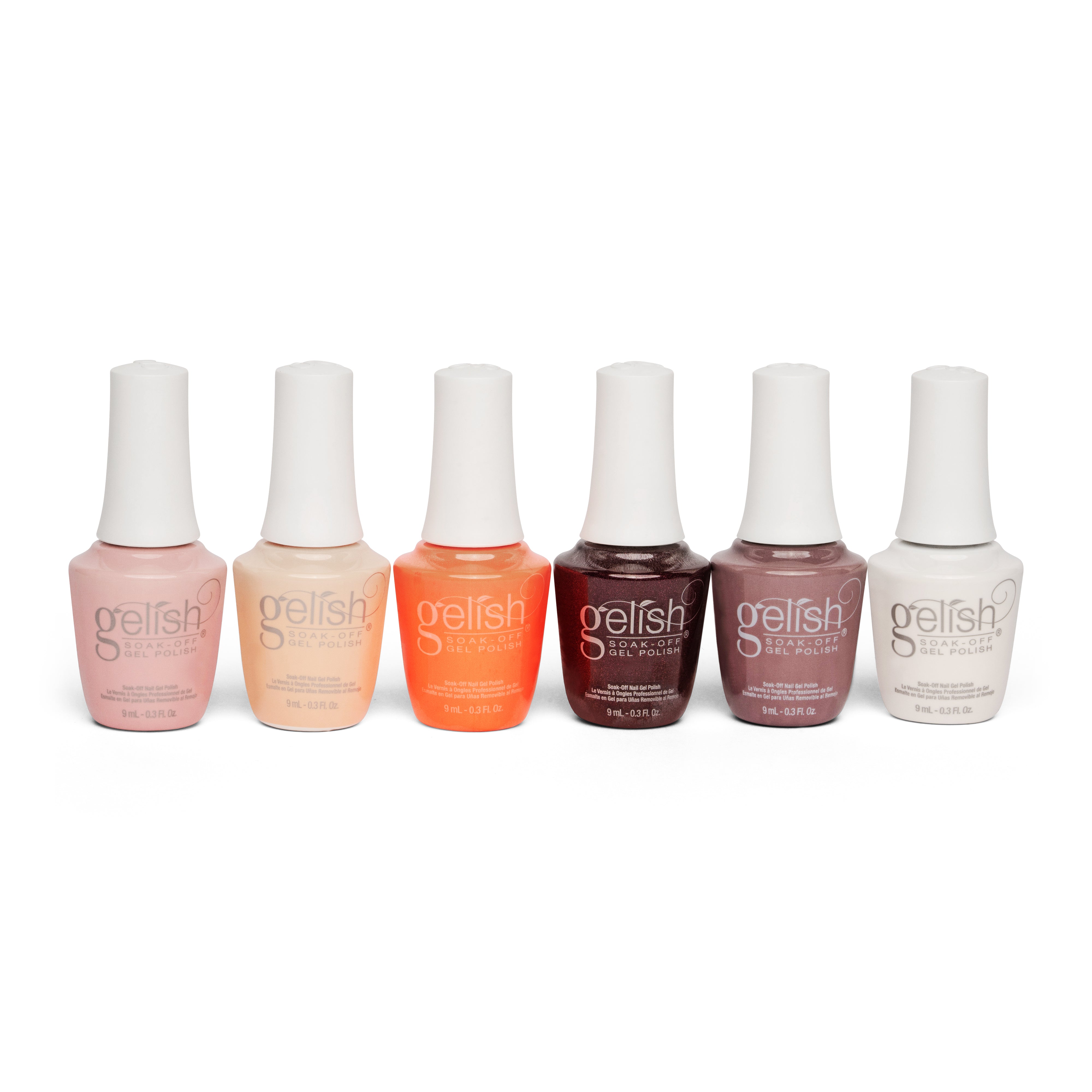 Gelish Mini Core Collection 9 mL Soak Off Gel Nail Polish Set, Best Sellers - Smart-nests