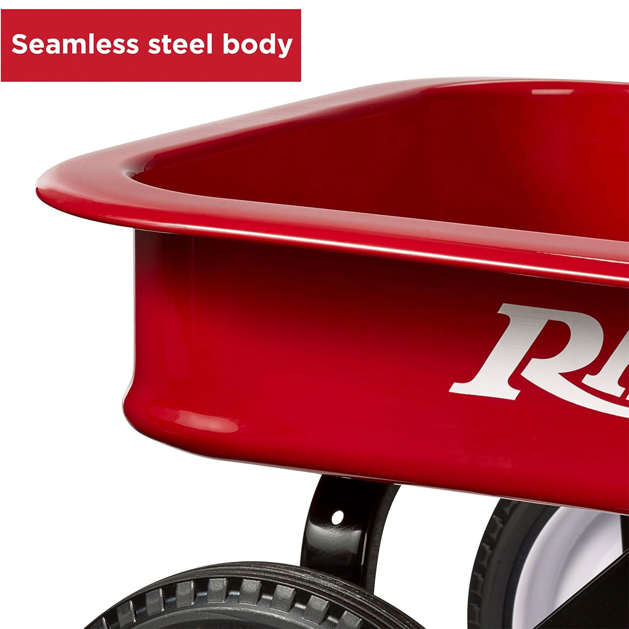 Radio Flyer 18Z 10 Inch Steel Wheels Timeless Classic Design Kids Red Wagon - Smart-nests