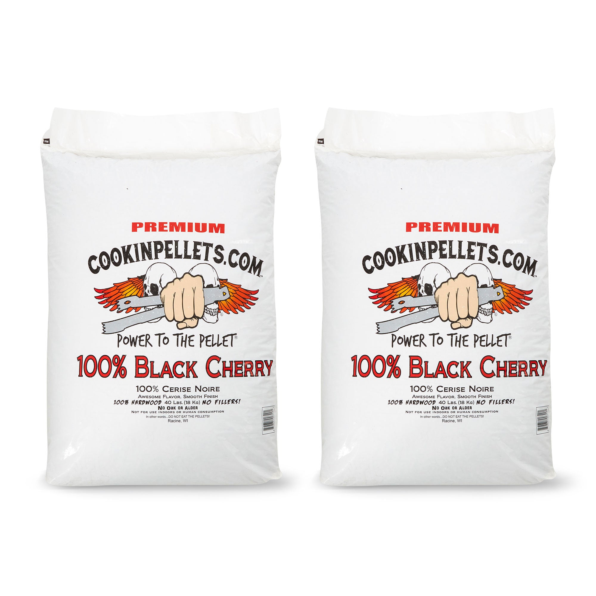 CookinPellets 40 Pound Black Cherry Grill Smoker Hardwood Wood Pellets (2 Pack) - Smart-nests