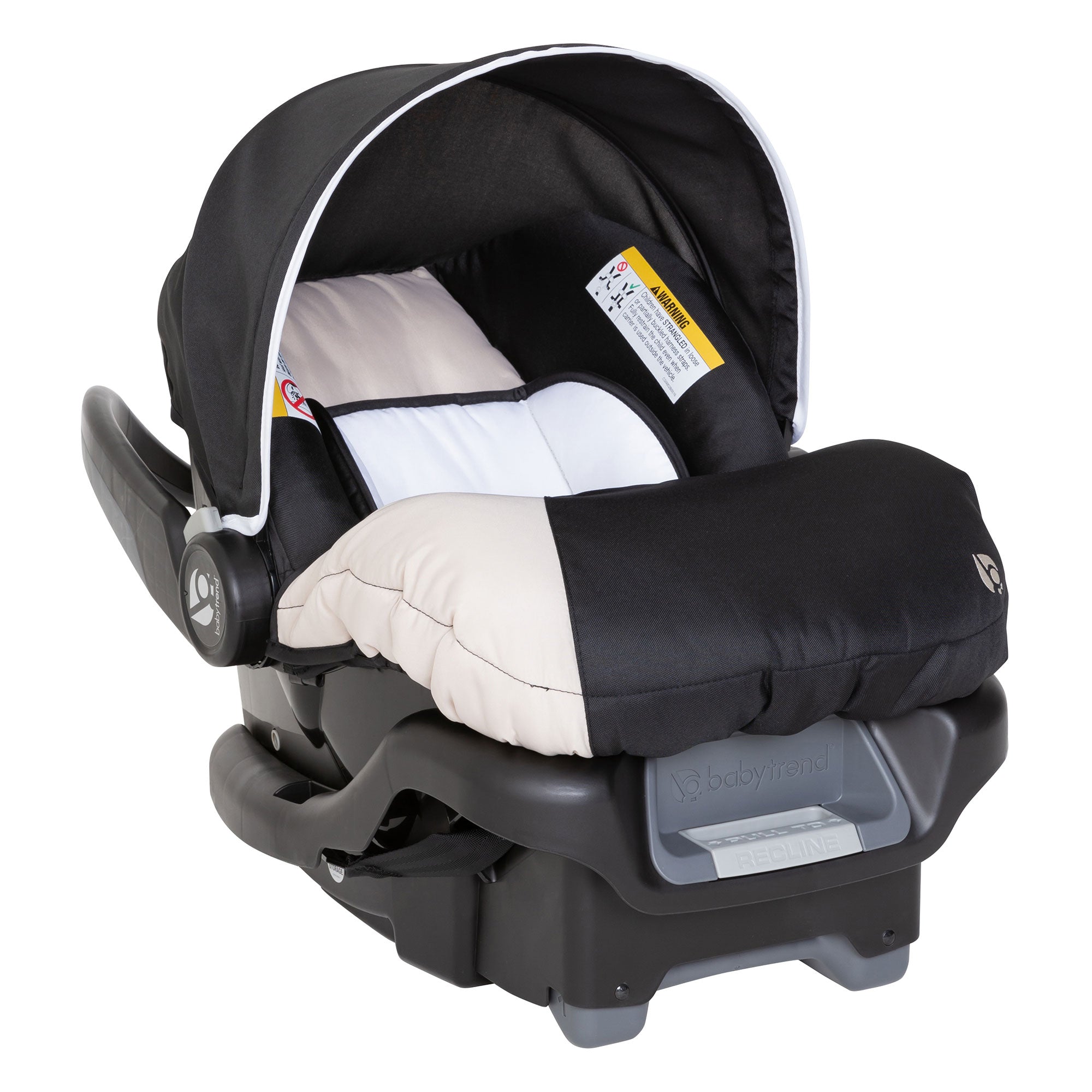 Baby Trend Ally Newborn Baby Infant Car Seat Travel System with Cover, Khaki - Smart-nests