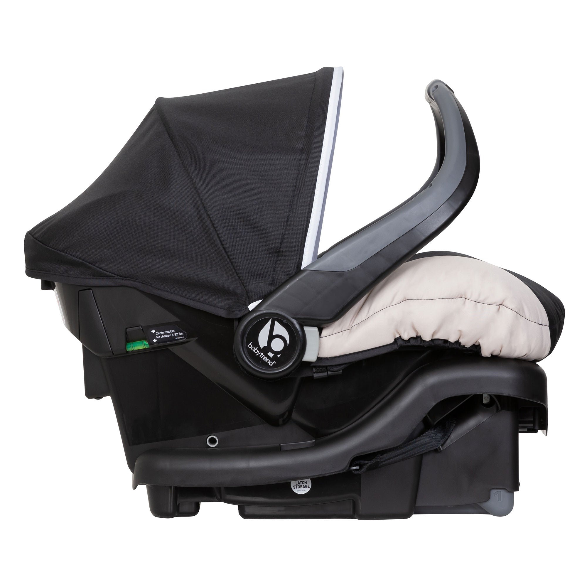 Baby Trend Ally Newborn Baby Infant Car Seat Travel System with Cover, Khaki - Smart-nests