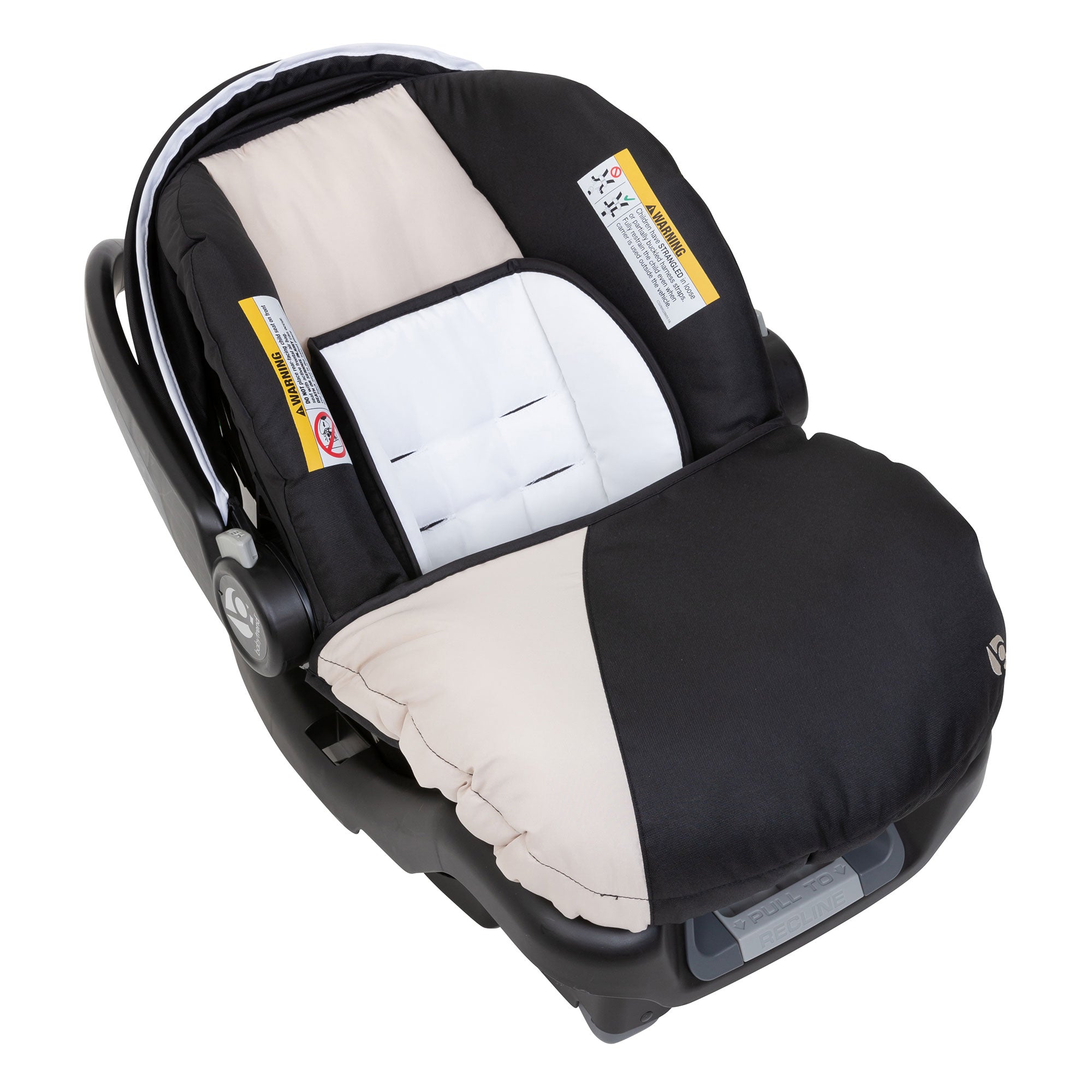 Baby Trend Ally Newborn Baby Infant Car Seat Travel System with Cover, Khaki - Smart-nests