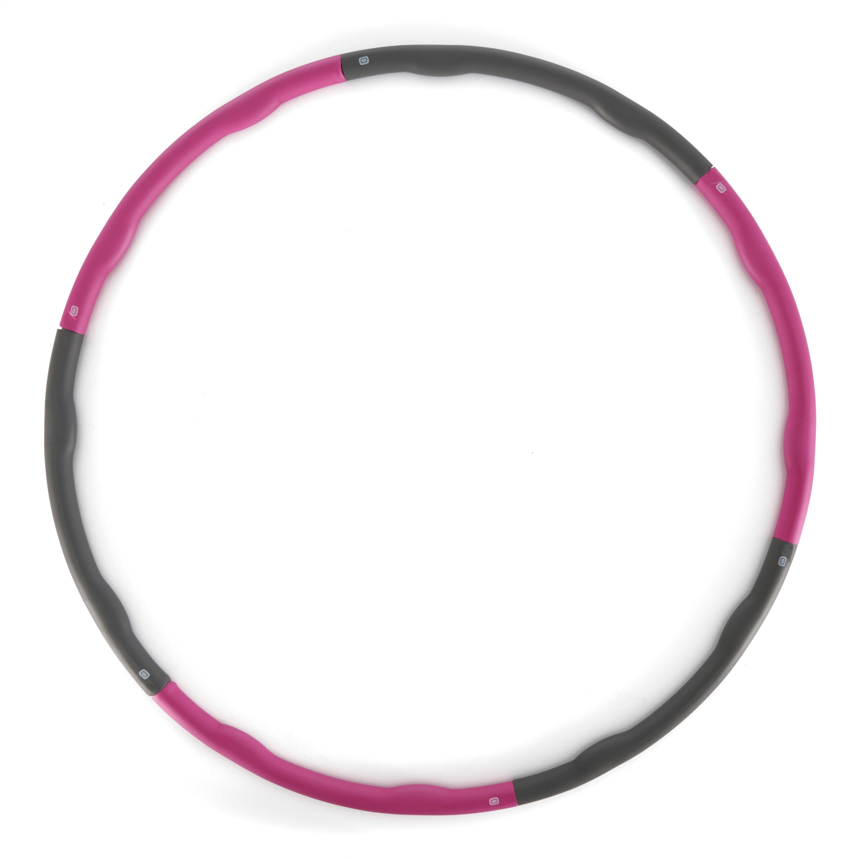 HolaHatha 900G 6 Piece Weighted Fitness Hula Hoop for Home Workouts and Toning - Smart-nests