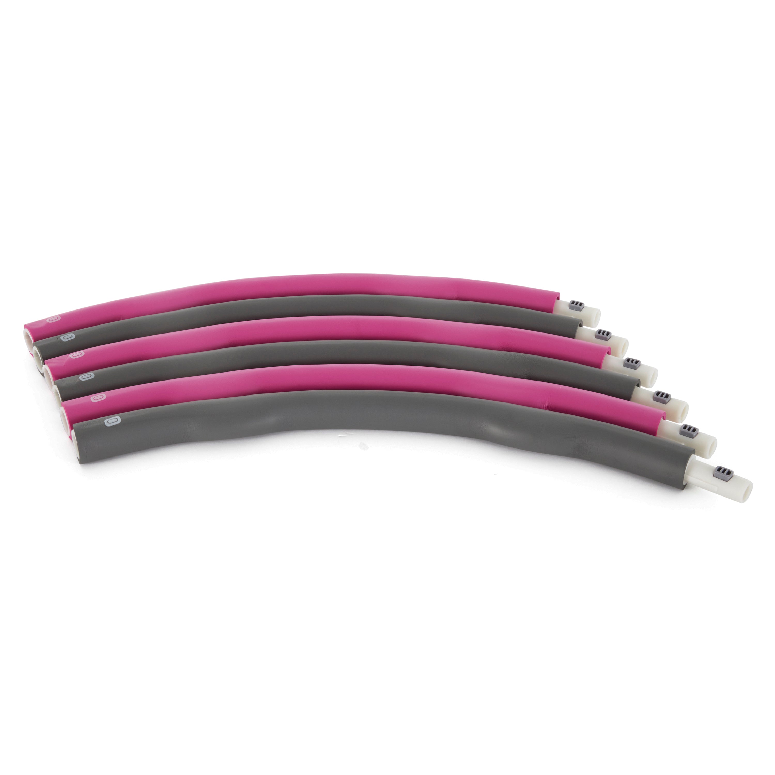 HolaHatha 900G 6 Piece Weighted Fitness Hula Hoop for Home Workouts and Toning - Smart-nests