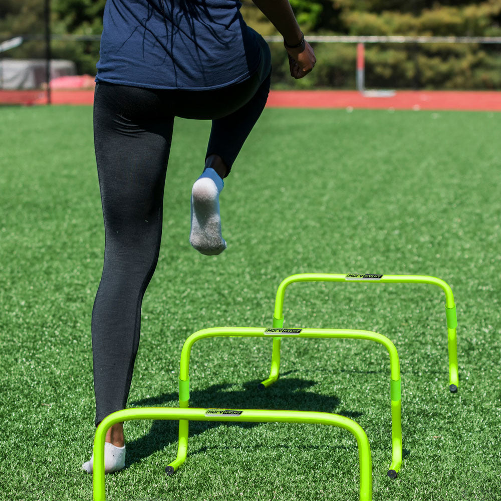 HolaHatha Adjustable Height Speed Training Hurdle for Cardio Fitness Workouts - Smart-nests
