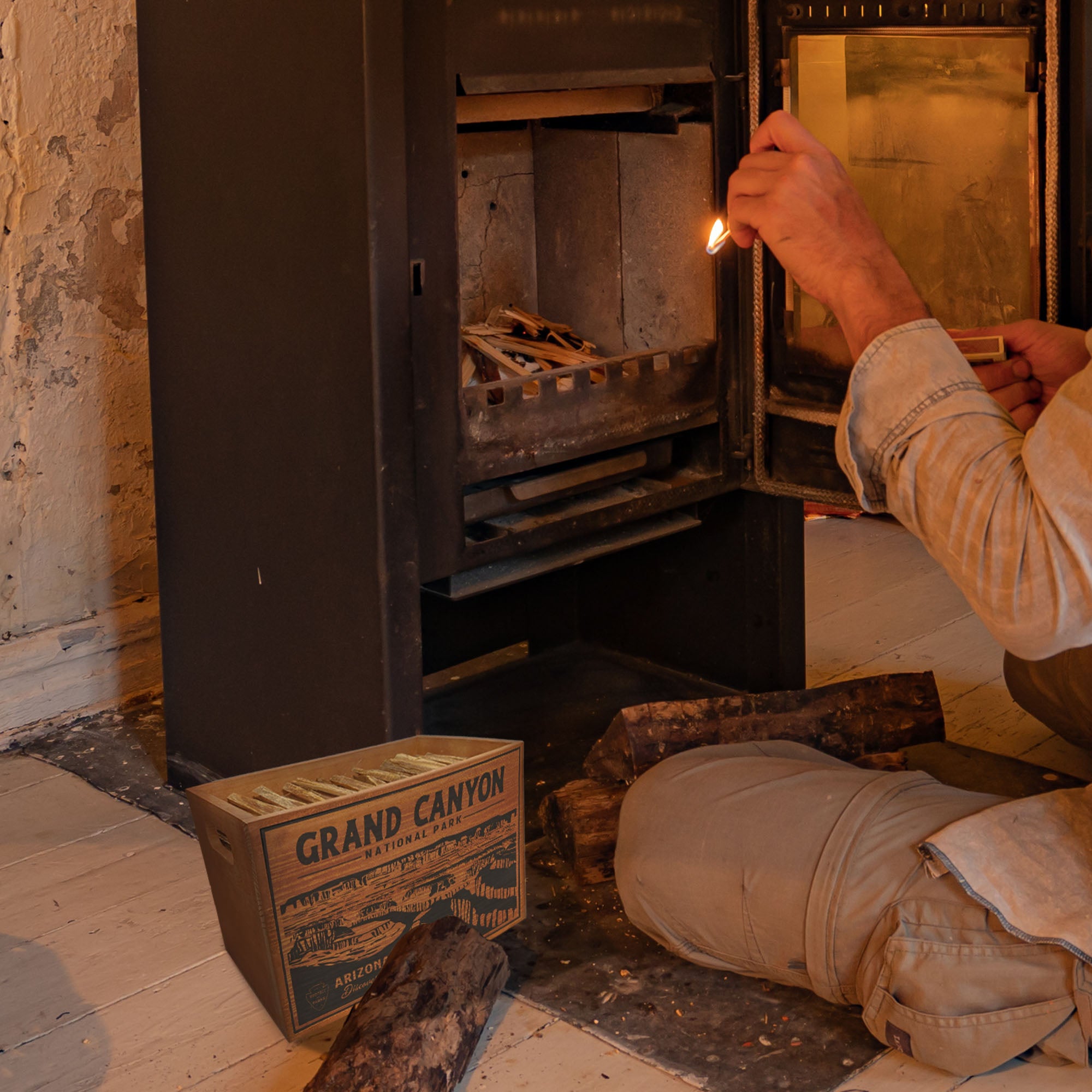 Better Wood Products Protect the Parks Fatwood Firestarter Sticks, Grand Canyon - Smart-nests