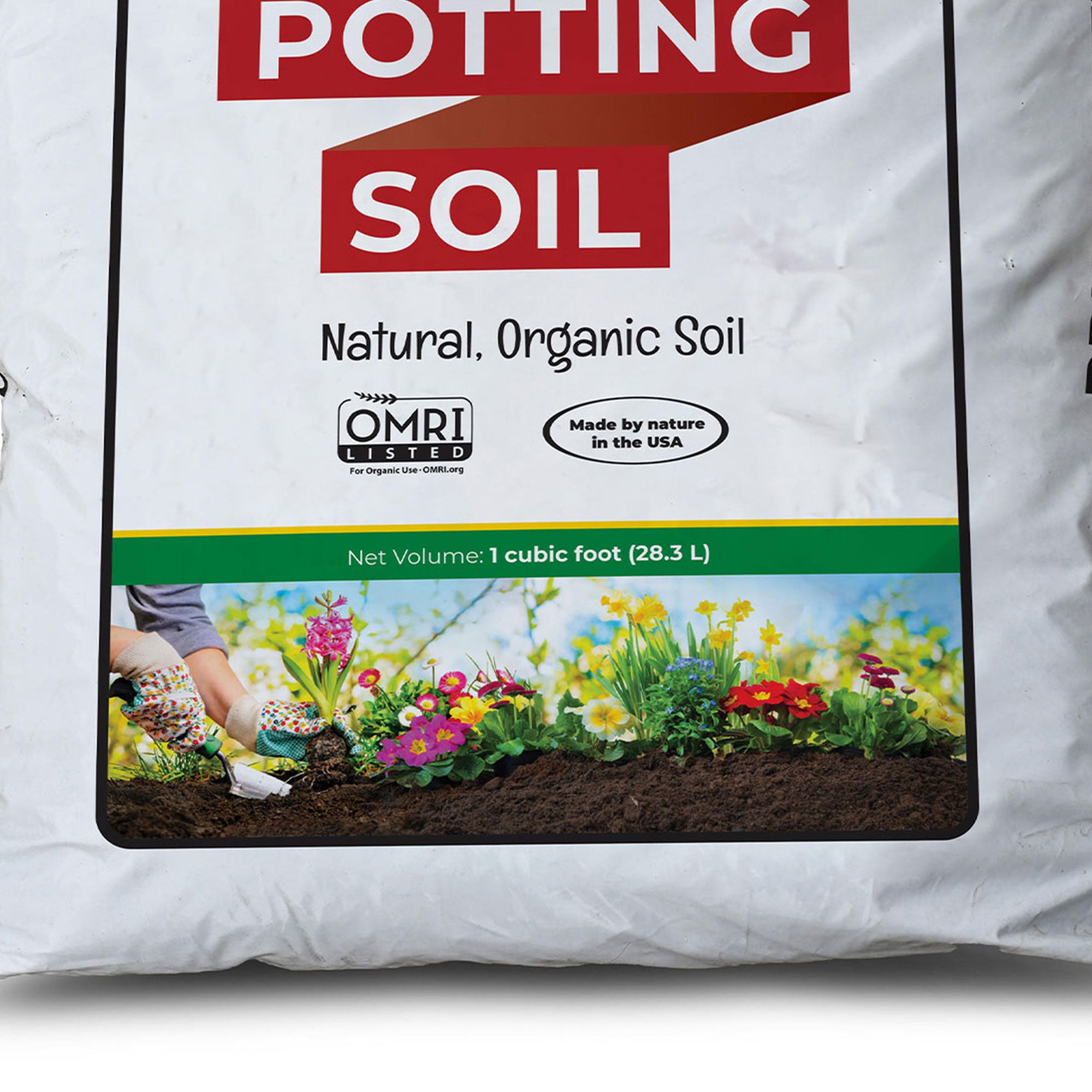 Brut Organic Potting Soil, 1 CF,  Indoor and Outdoor Container Plants - Smart-nests