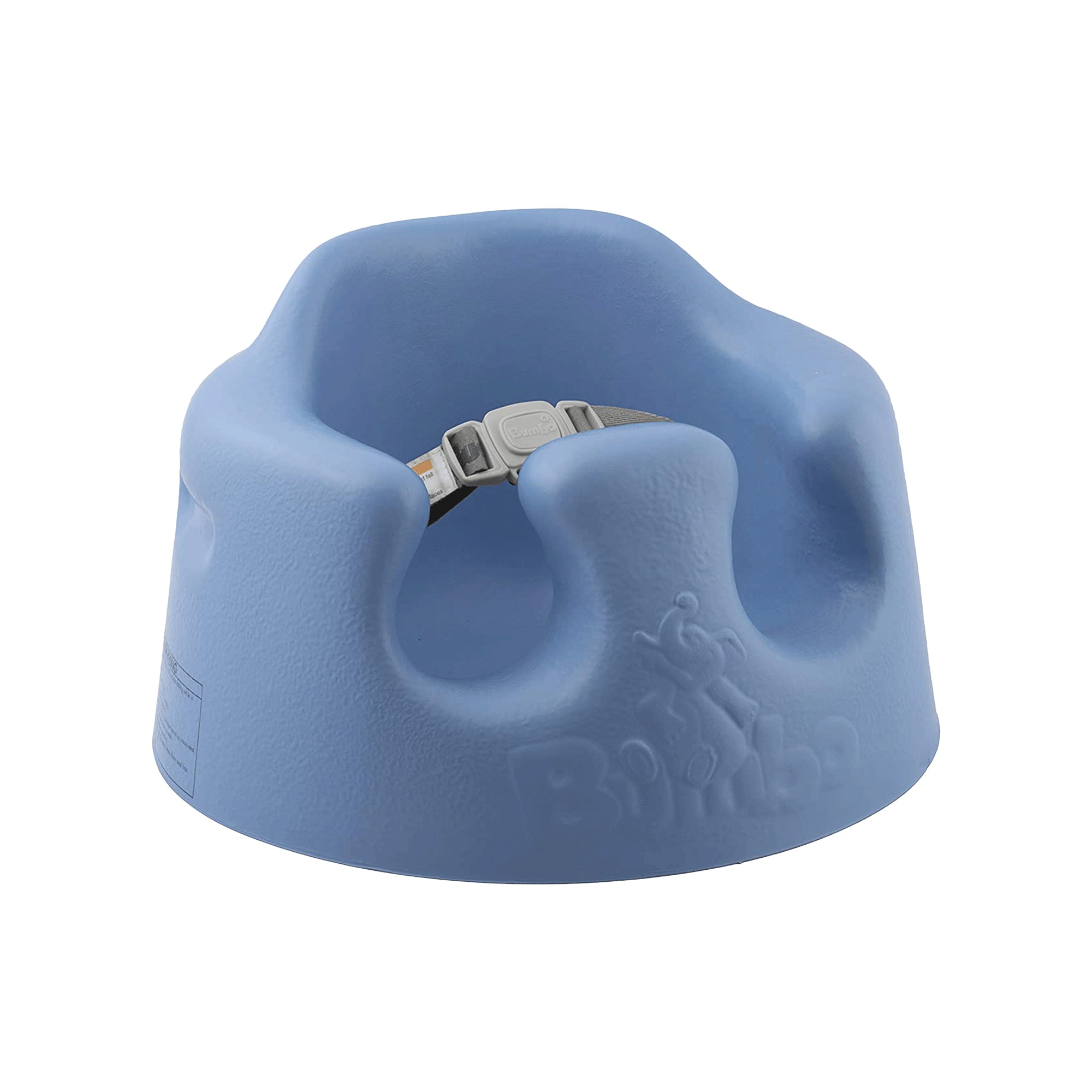 Bumbo Infant Floor Seat Baby Sit Up Chair with Adjustable Harness, Powder Blue - Smart-nests