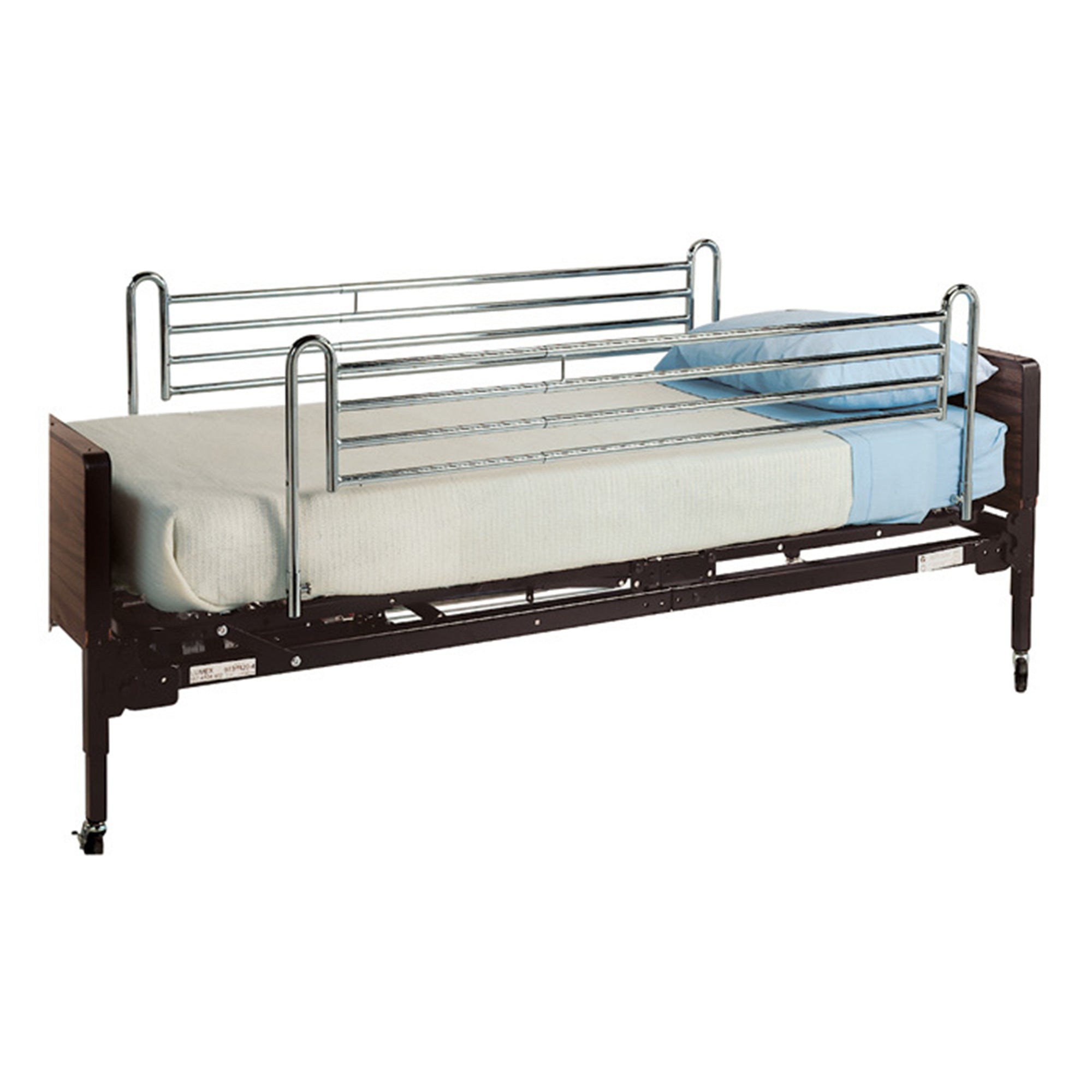 Graham-Field Universal Telescoping Spring Loaded Rail for Full Side Bed, Silver - Smart-nests