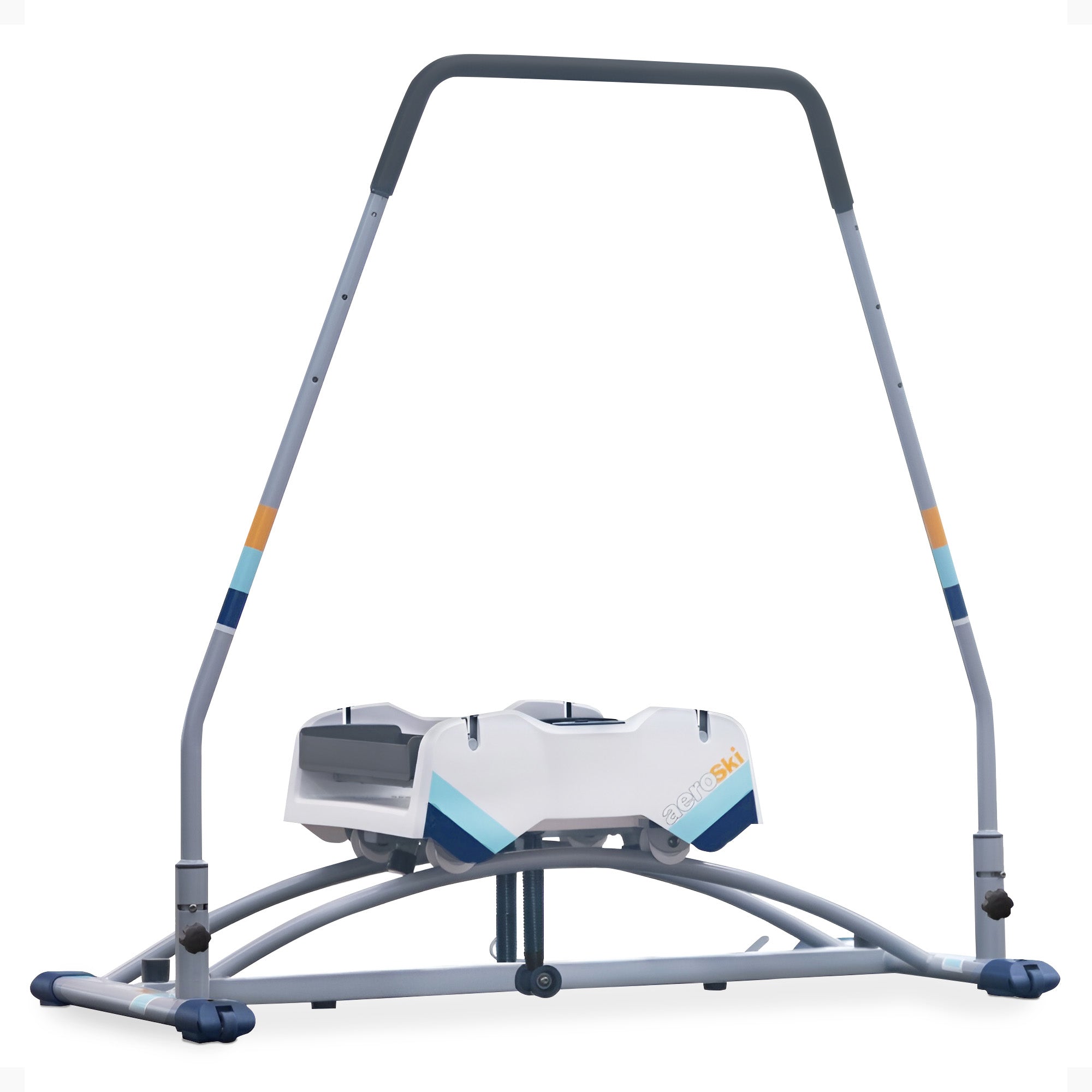 Aeroski 2.0 Ski Fitness Workout Machine with Recoil Spring Resistance, Gray - Smart-nests