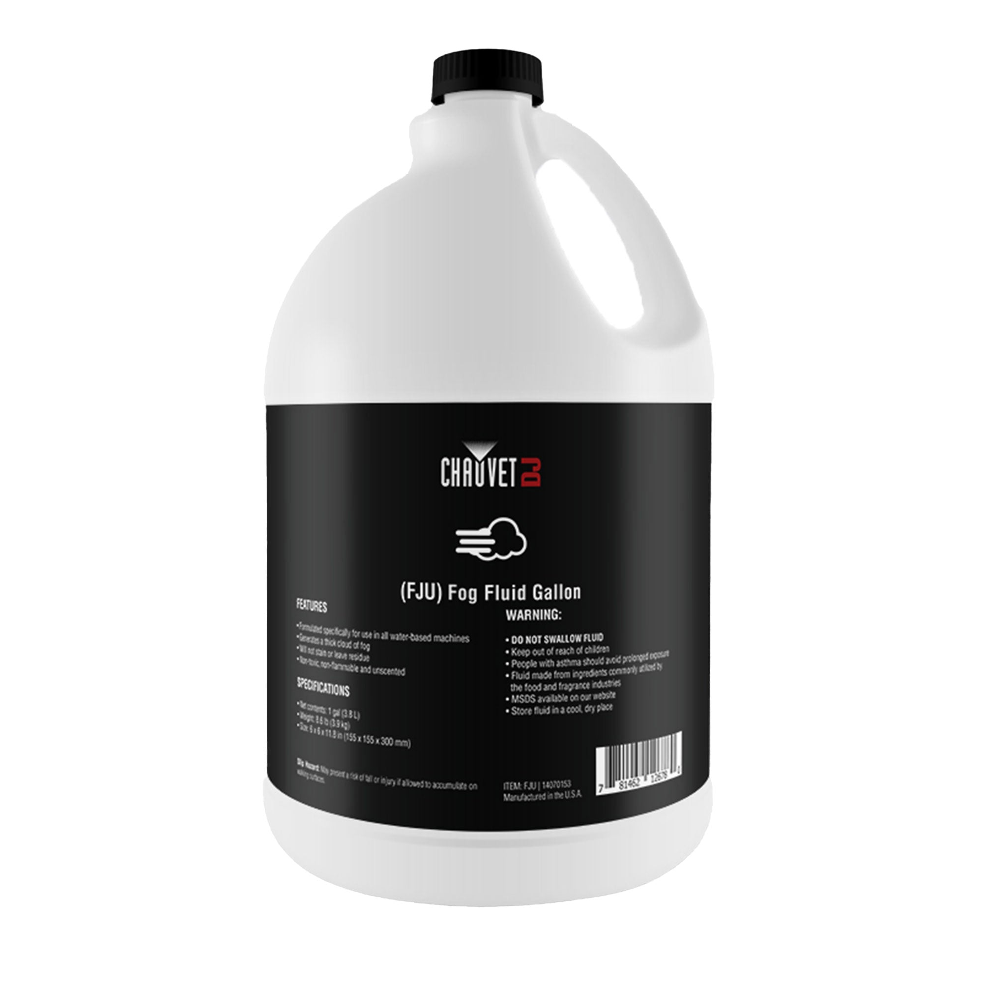 CHAUVET DJ 1 Gallon Bottle of Fog Smoke Juice Fluid for Fog Machines | FJU - Smart-nests