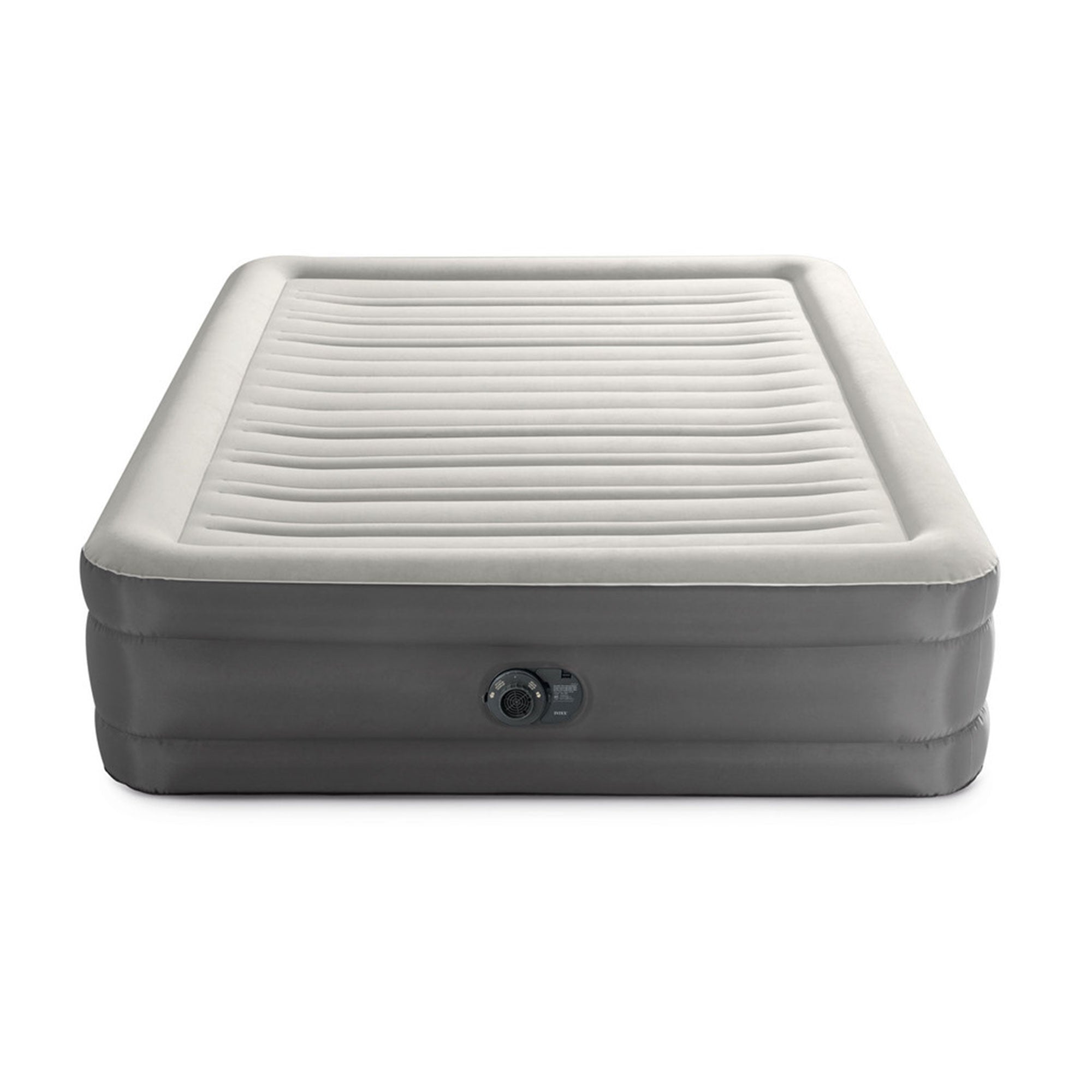 Intex TruAire Luxury Queen Air Mattress Airbed w/ Lumbar Support & Built in Pump - Smart-nests