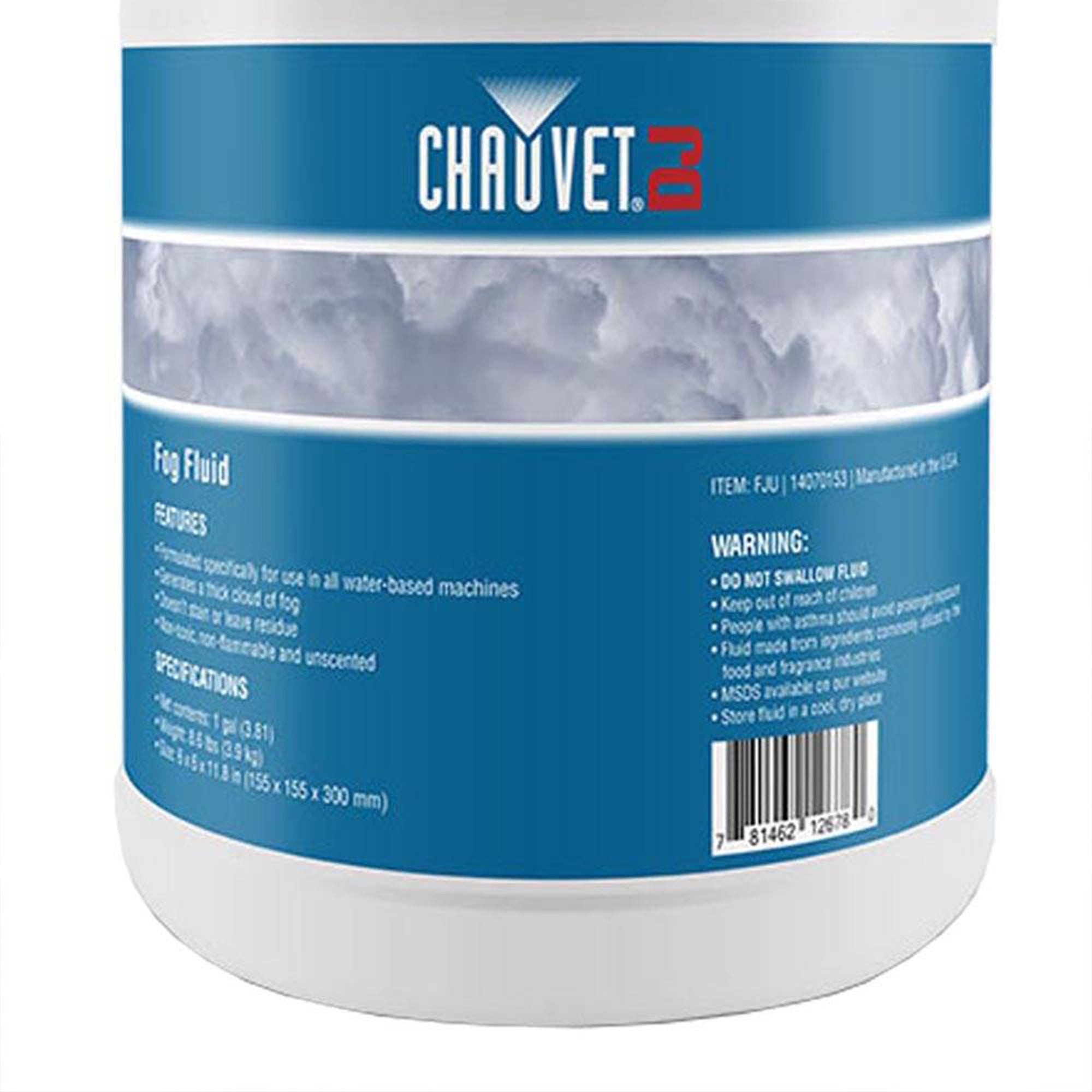 Chauvet DJ 1 Gallon of Water Based Unscented Fog Machine Juice, (4 Pack) - Smart-nests