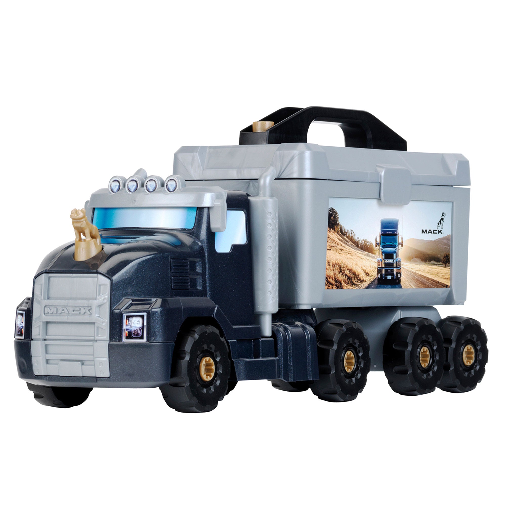Theo Klein 89 Piece MACK Truck Semi 4 in 1 Tool Set Building Toy for Ages 3 & Up - Smart-nests