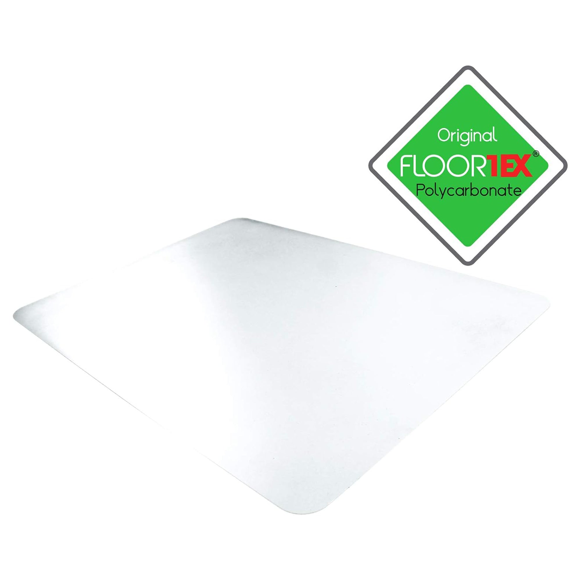 Floortex Desktex Protection Mat, Anti-Slip Polycarbonate Pad, 29" x 59", Clear - Smart-nests