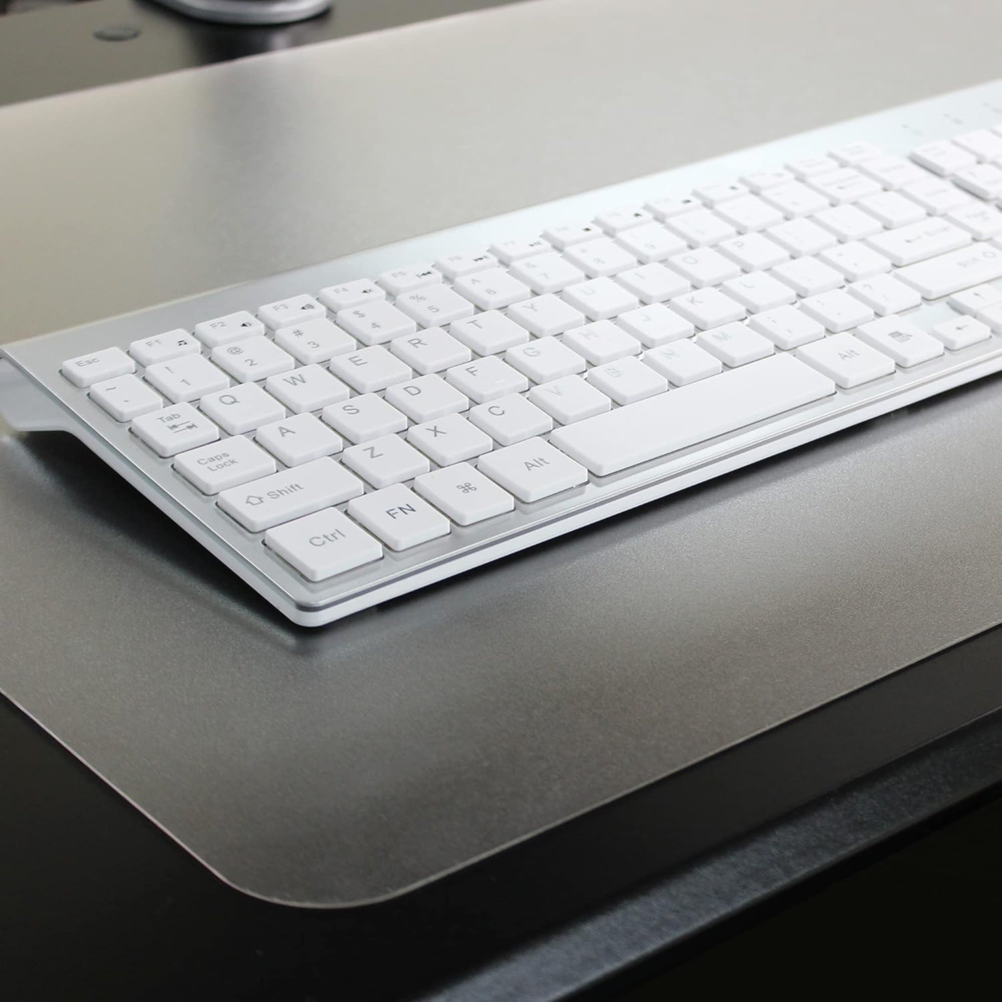 Floortex Desktex Protection Mat, Anti-Slip Polycarbonate Pad, 29" x 59", Clear - Smart-nests