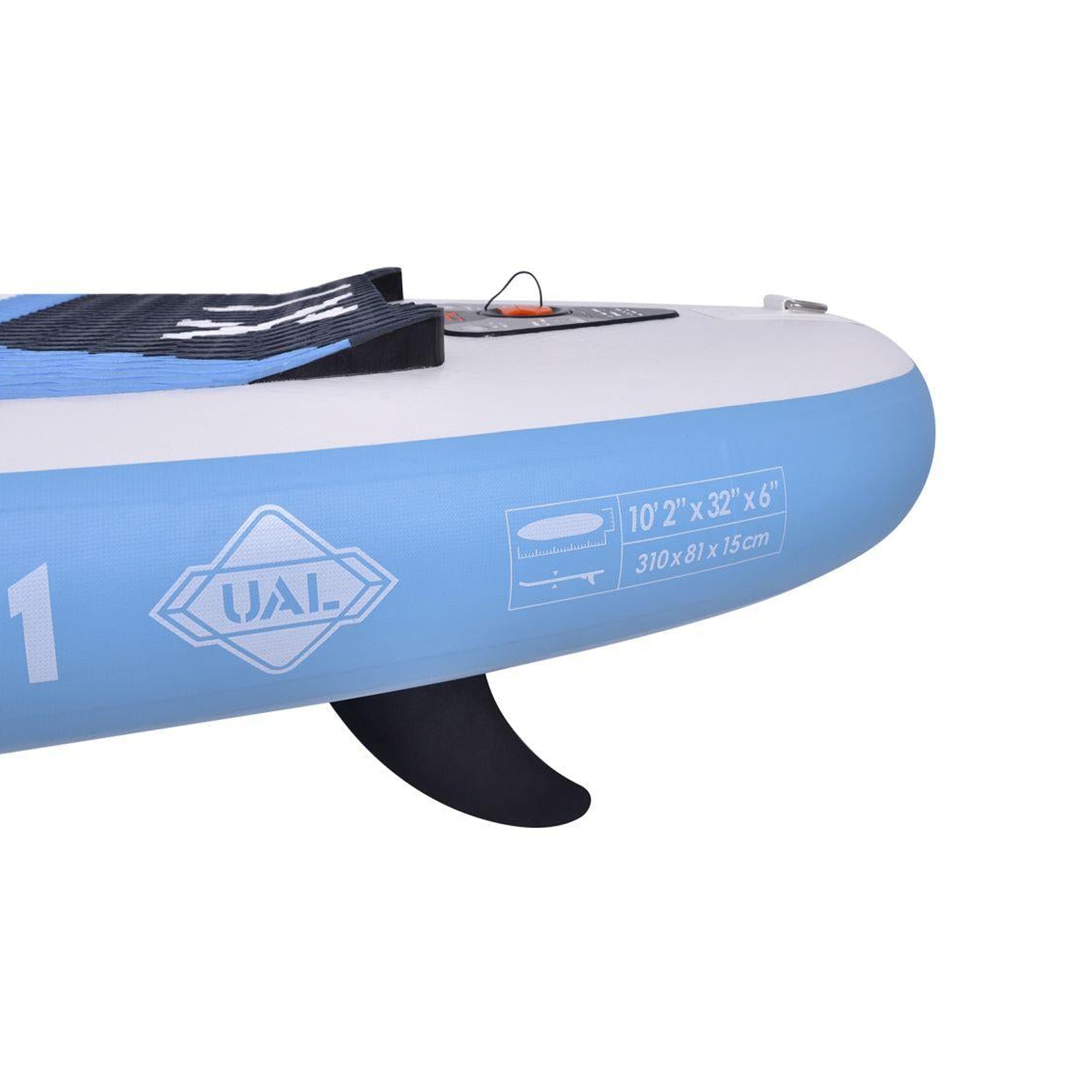 10'2" X-Rider X1 Inflatable SUP All Around Paddle Board Kit,Blue/White(Open Box) - Smart-nests