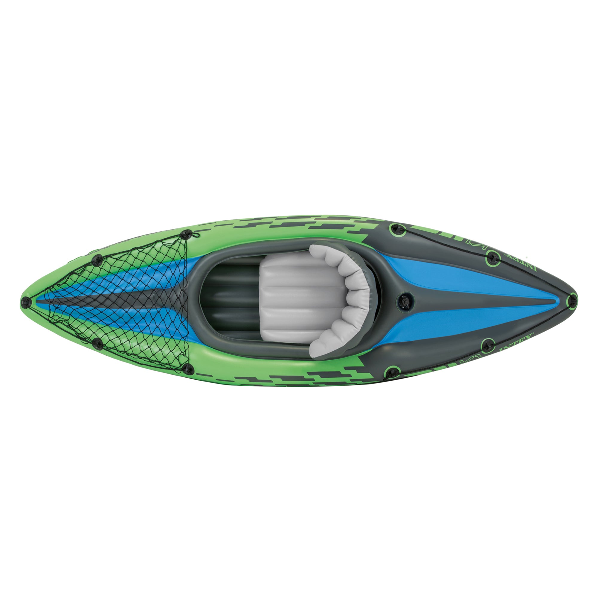 Intex Challenger K1 Inflatable Single Person Kayak Set and Accessory Kit w/ Pump - Smart-nests