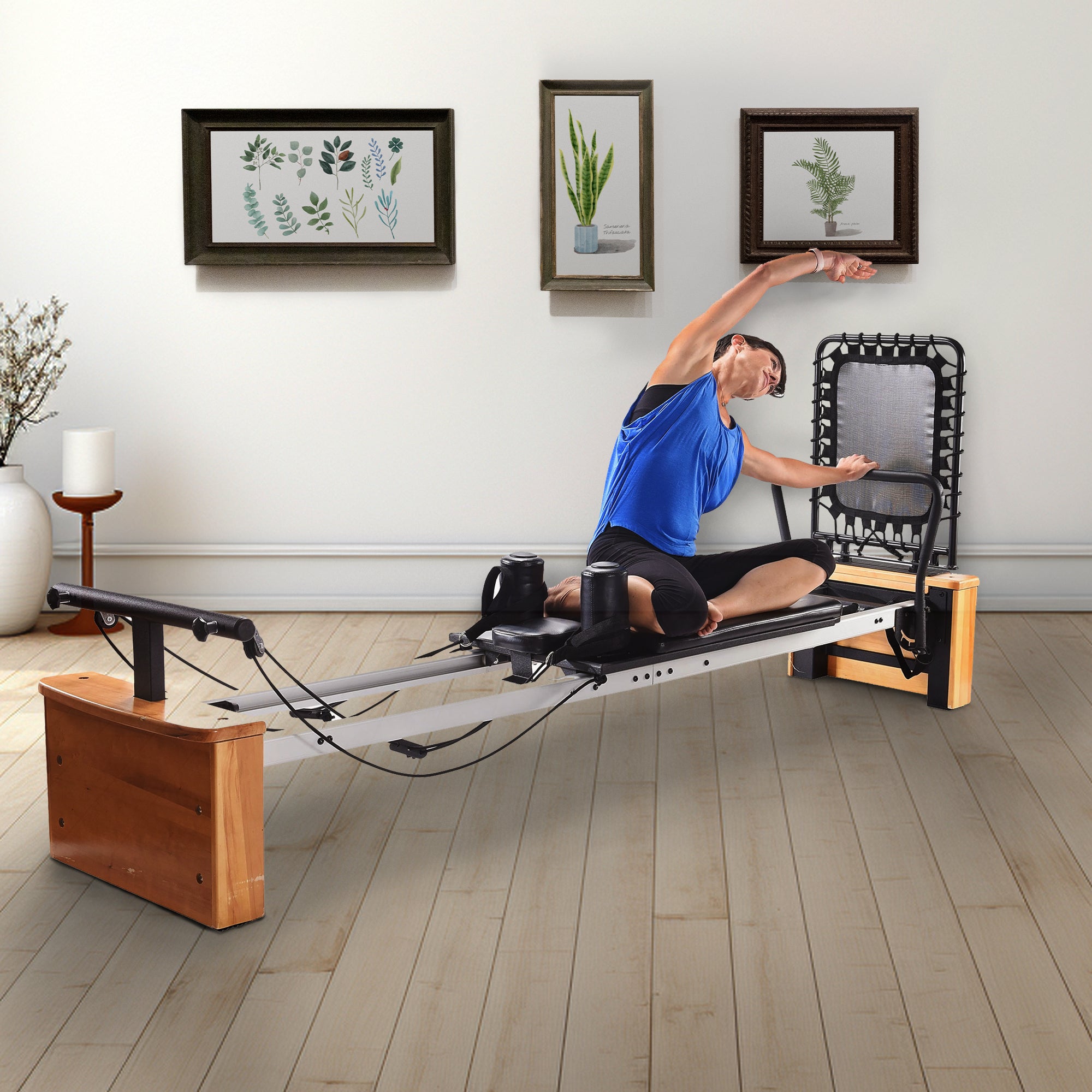 Stamina Products AeroPilates Board Pro Reformer Body Resistance Workout System - Smart-nests